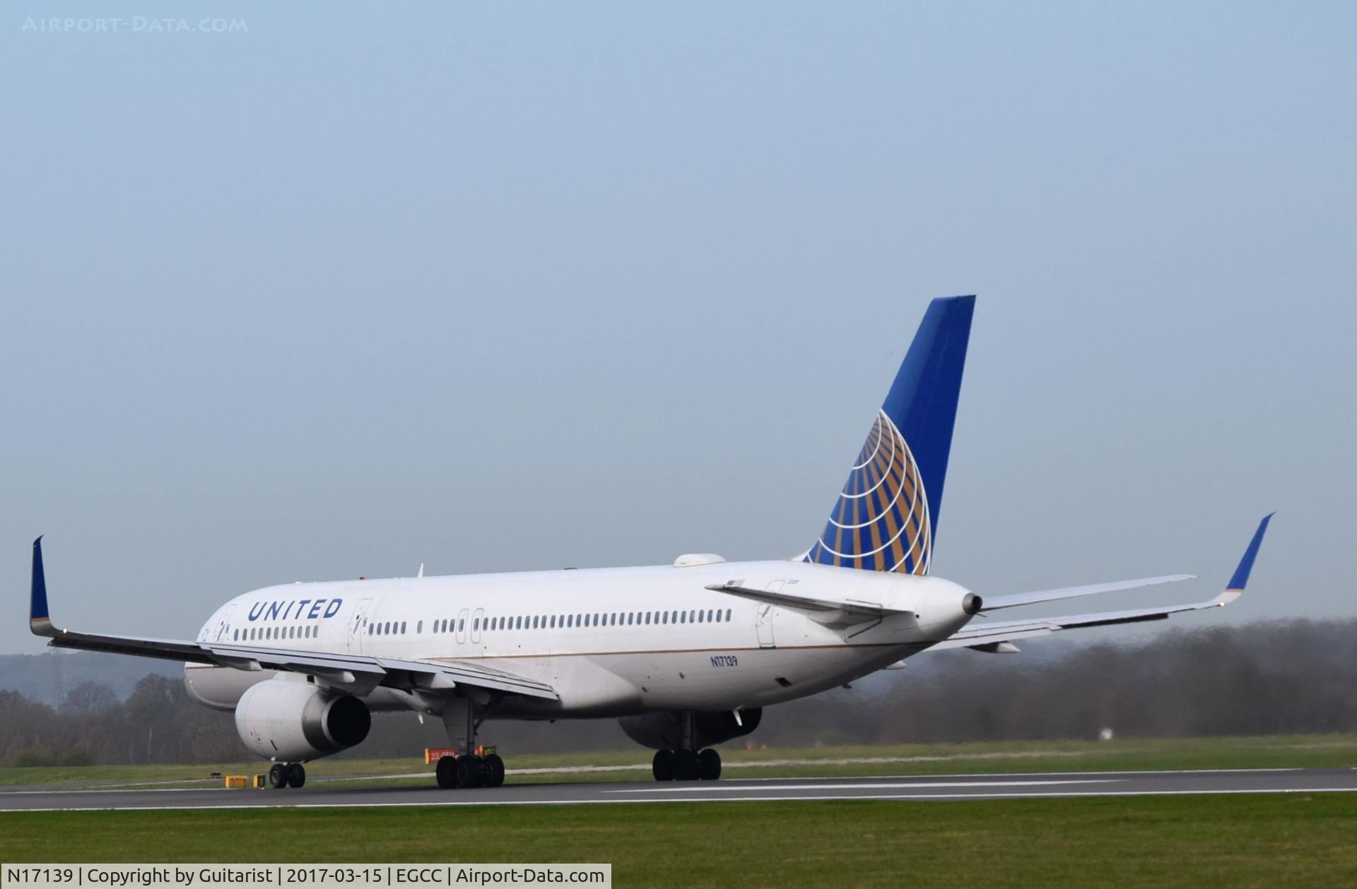 N17139, 2000 Boeing 757-224 C/N 30352, At Manchester