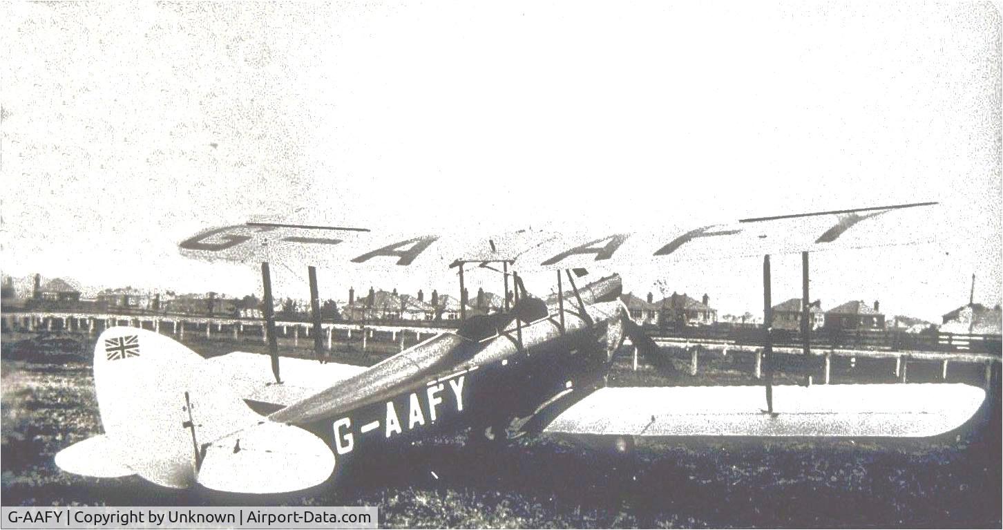G-AAFY, De Havilland DH60G GIPSY MOTH C/N 999, Ayr Racecourse, Scotland.  1933