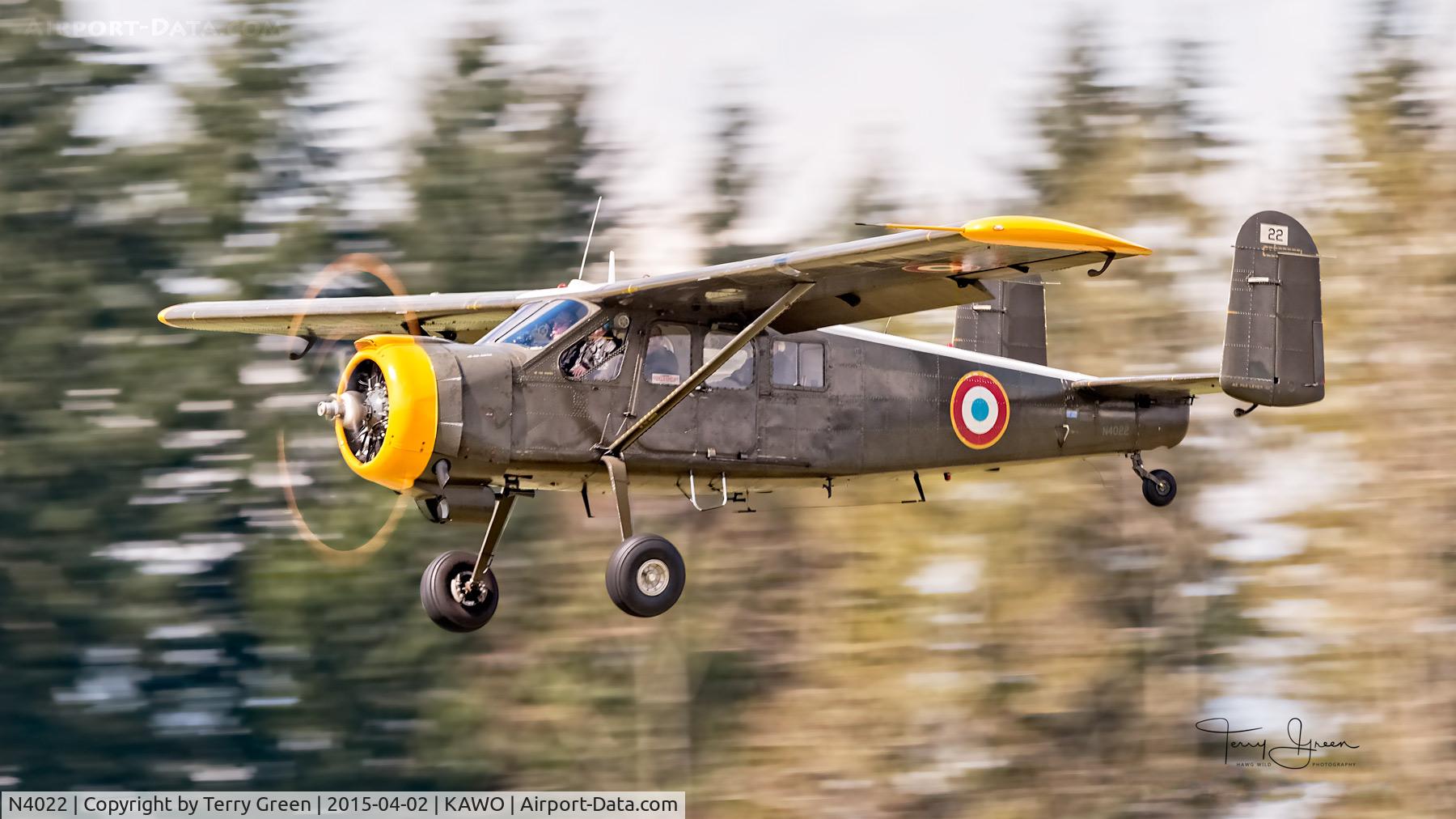 N4022, 1955 Max Holste MH-1521M Broussard C/N 22, KAWO