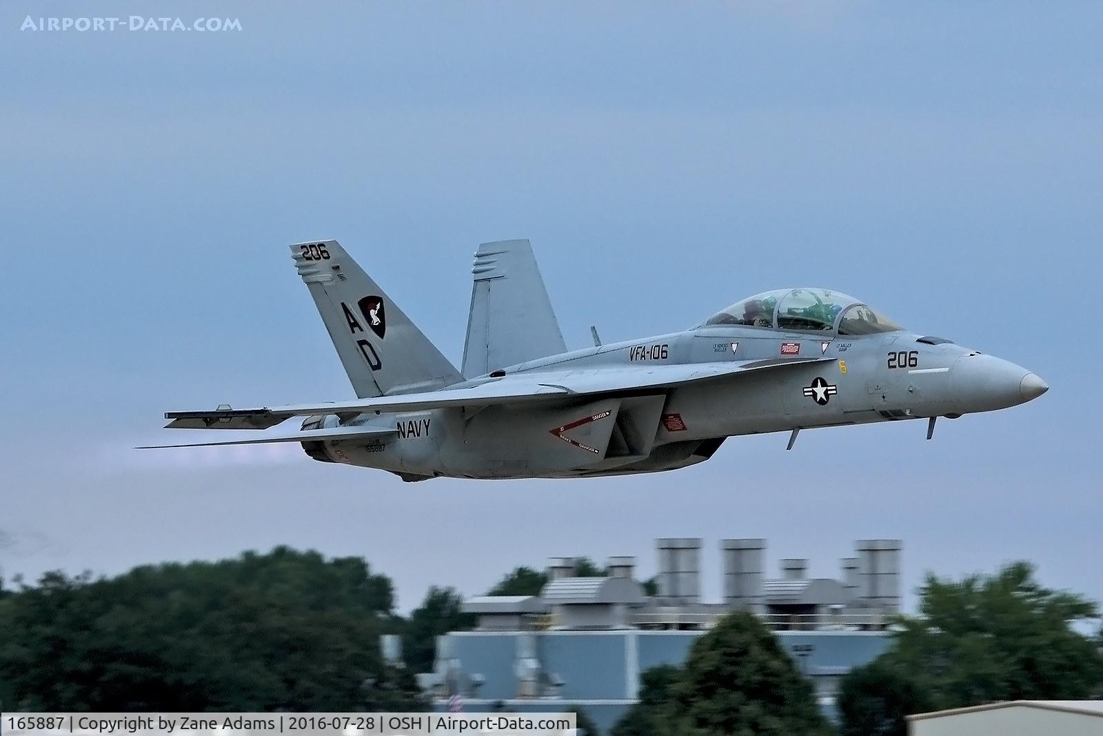 165887, Boeing F/A-18F Super Hornet C/N F047, At the 2016 EAA Air Venture - Oshkosh Wisconsin