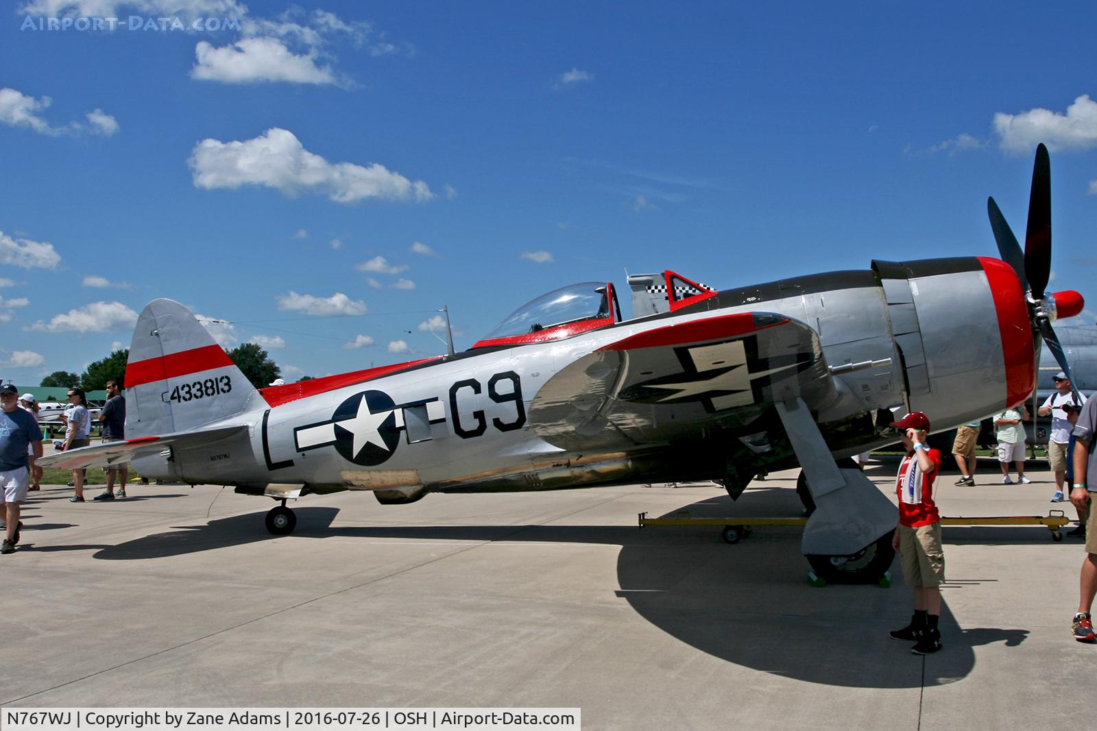 N767WJ, 1944 Republic P-47D Thunderbolt C/N 399-53778 (USAF 44-32817), At the 2016 EAA Air Venture - Oshkosh Wisconsin