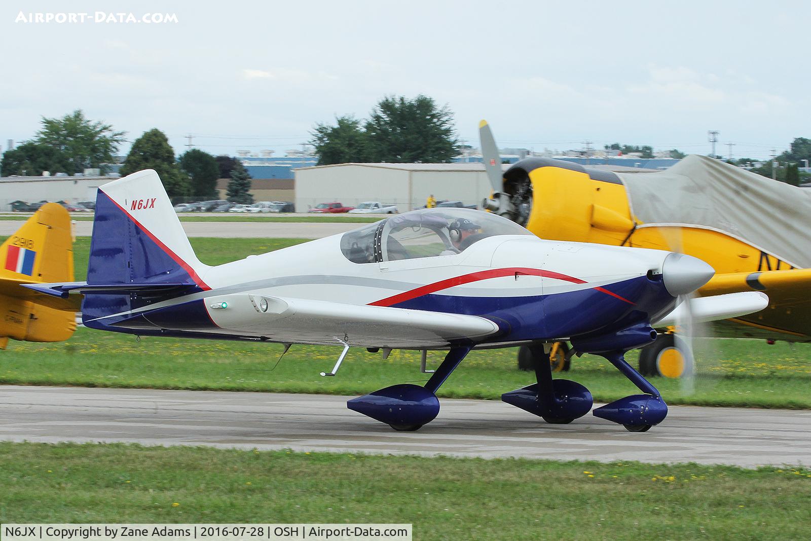 N6JX, 2002 Vans RV-6A C/N 60289, At the 2016 EAA Air Venture - Oshkosh Wisconsin