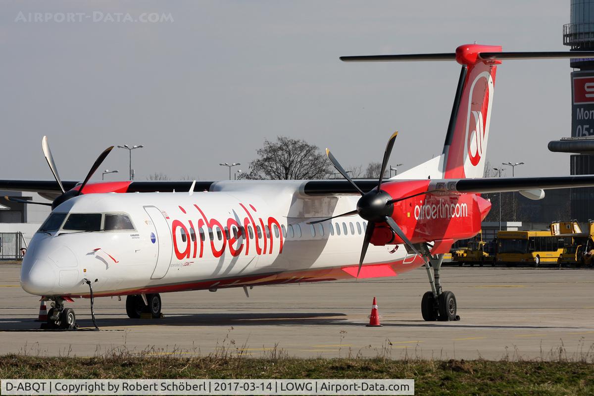 D-ABQT, 2016 De Havilland Canada DHC-8-402Q Dash 8 Dash 8 C/N 4541, D-ABQT @ LOWG