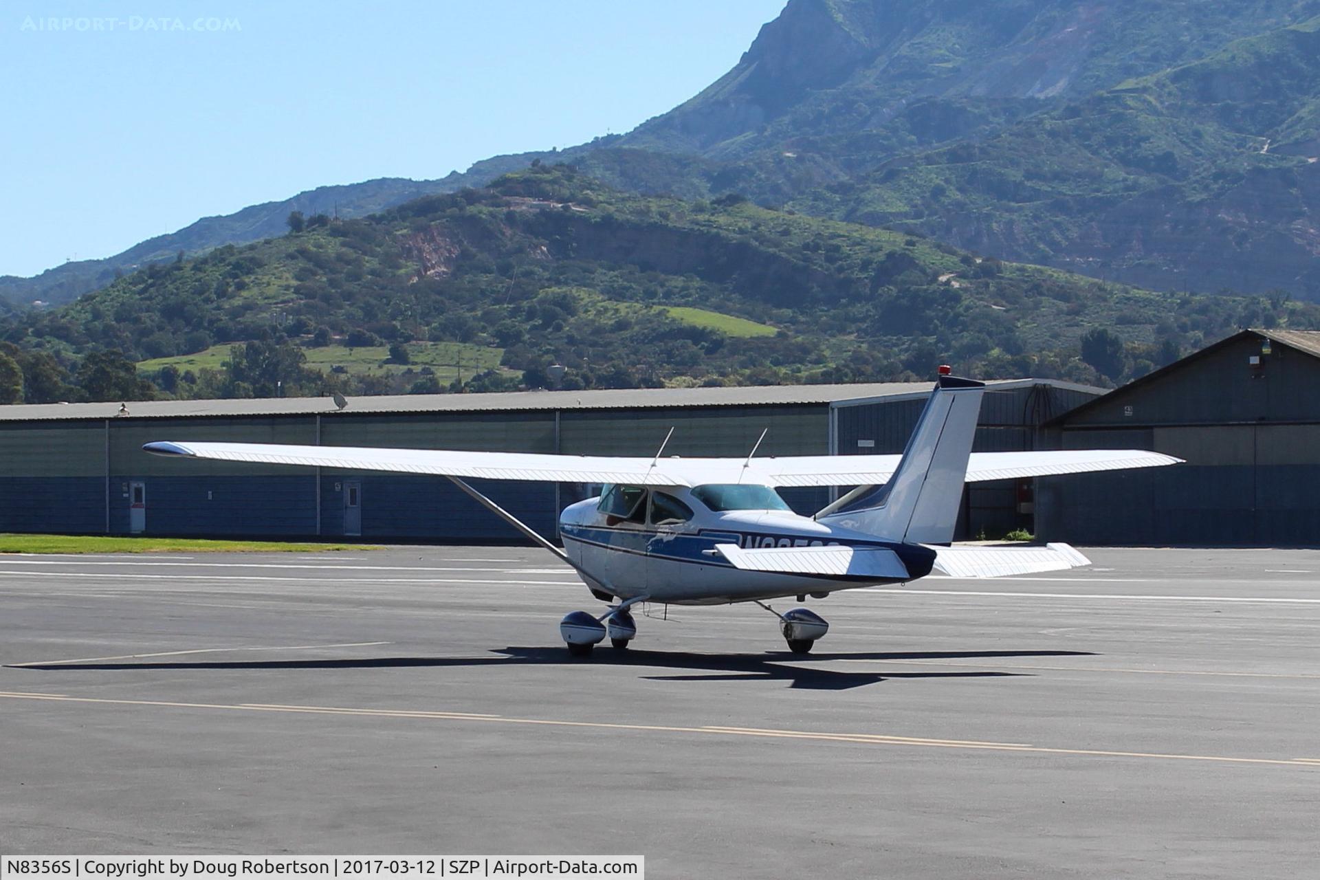 N8356S, 1965 Cessna 182H Skylane C/N 18256456, 1965 Cessna 182H SKYLANE, Continental O-470-R 230 Hp, taxi to Rwy 22