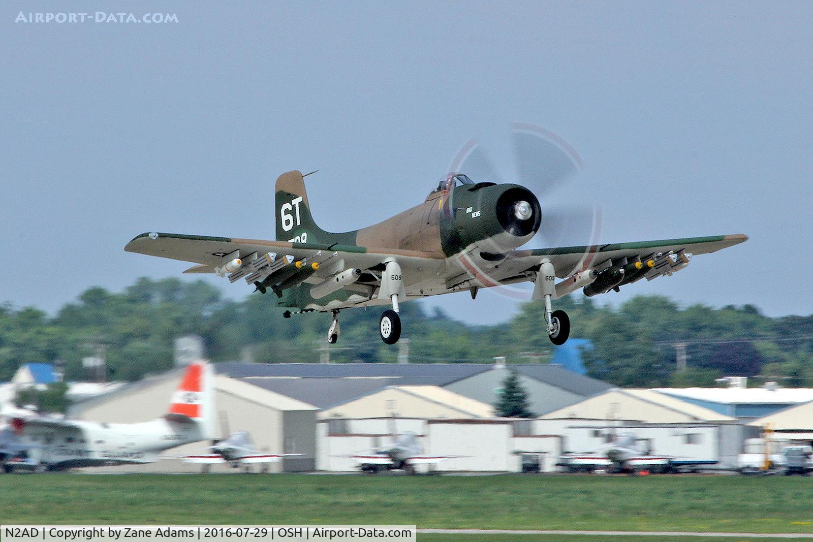 N2AD, 1947 Douglas AD-1 Skyraider C/N 09257/2085, At the 2016 EAA Air Venture - Oshkosh Wisconsin