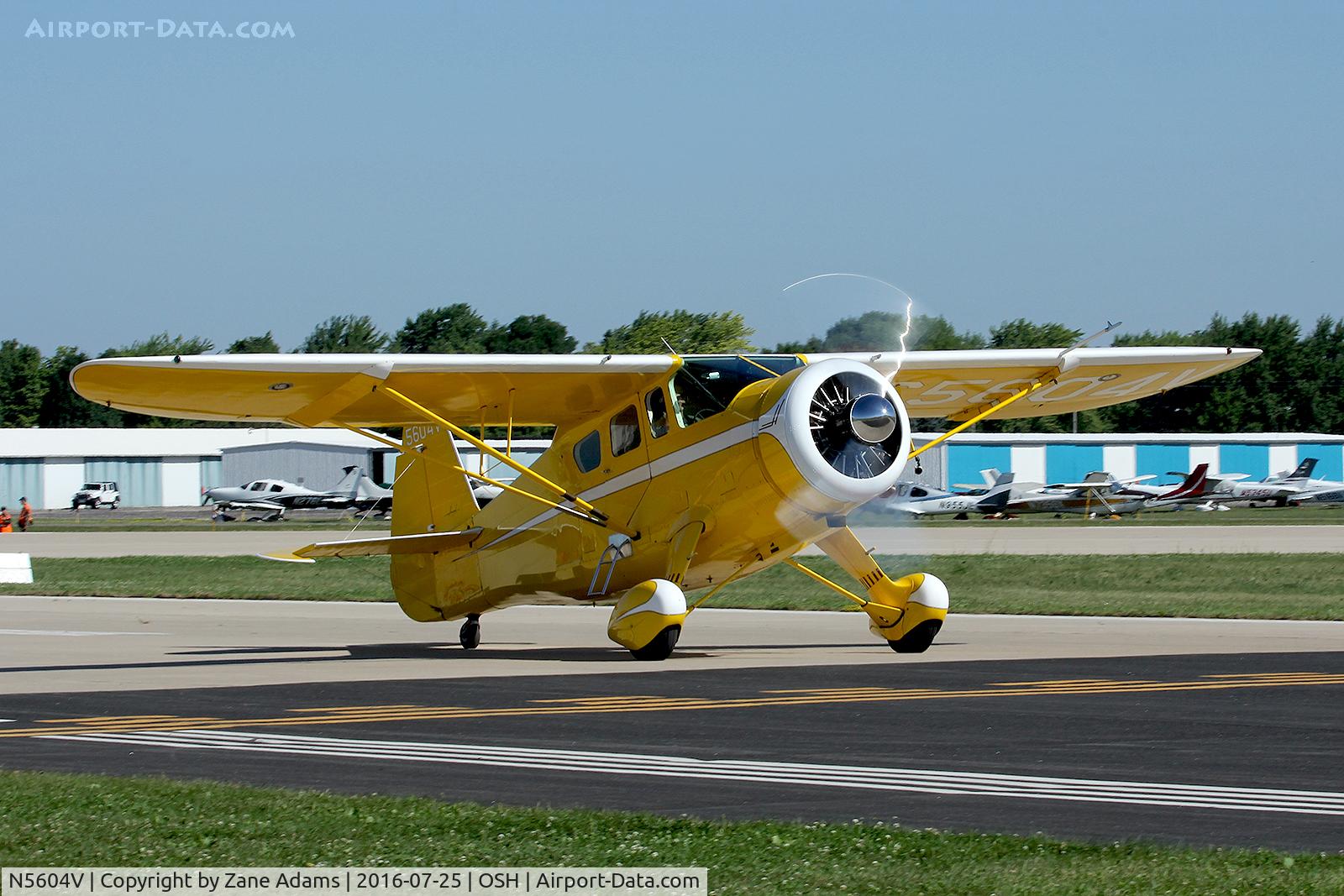 N5604V, 1943 Howard Aircraft DGA-15P C/N 859, At the 2016 EAA Air Venture - Oshkosh Wisconsin