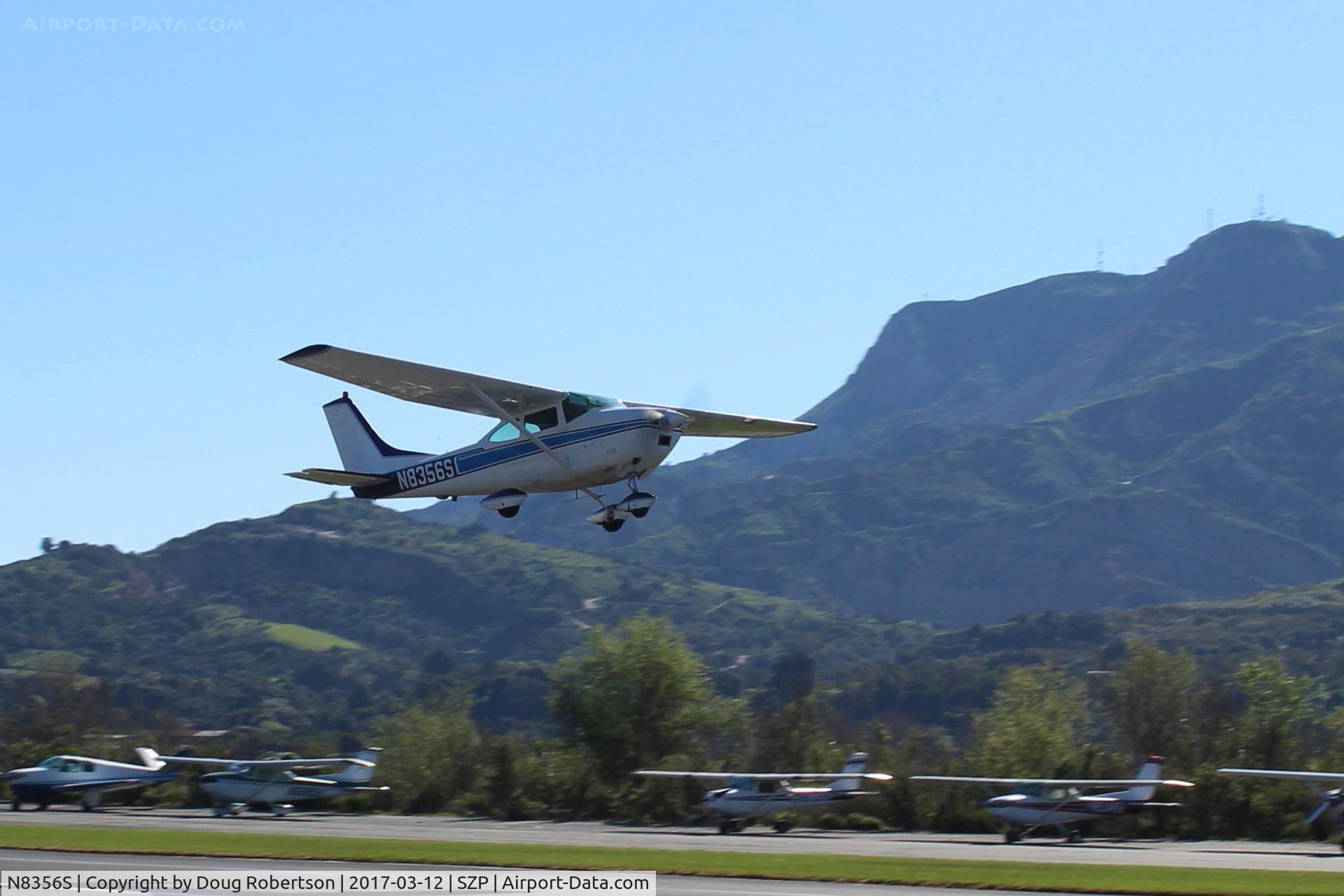 N8356S, 1965 Cessna 182H Skylane C/N 18256456, 1965 Cessna 182H SKYLANE, Continental O-470-R 230 Hp, takeoff climb Rwy 22