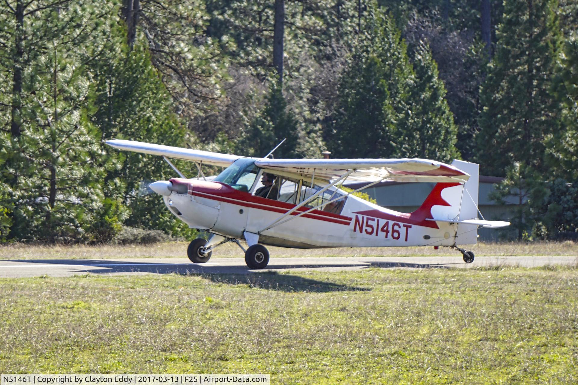 N5146T, 1966 Champion 7ECA Citabria C/N 118, Brownsville Airport 2017.
