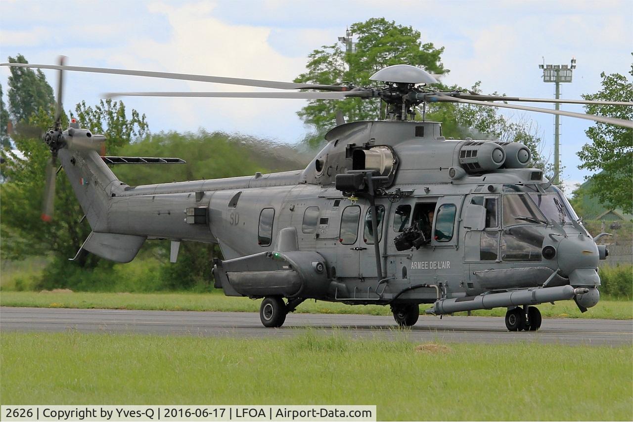 2626, Eurocopter EC-725R2 Caracal C/N 2626, Eurocopter EC-725R2 Caracal, Taxiing to parking area, Avord Air Base 702 (LFOA) Open day 2016