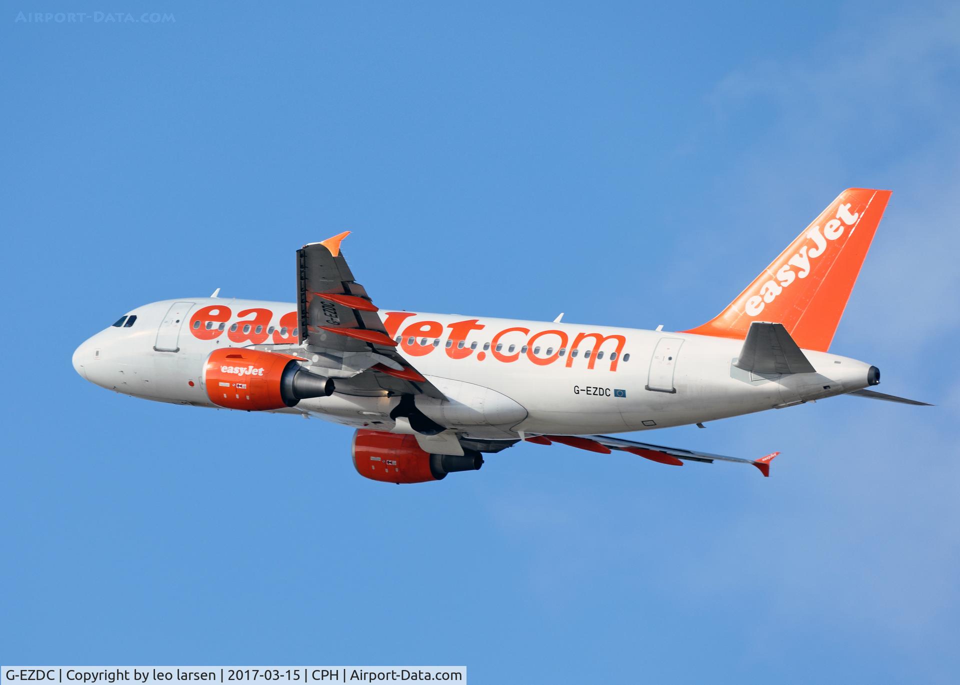 G-EZDC, 2003 Airbus A319-111 C/N 2043, Copenhagen 15.3.2017