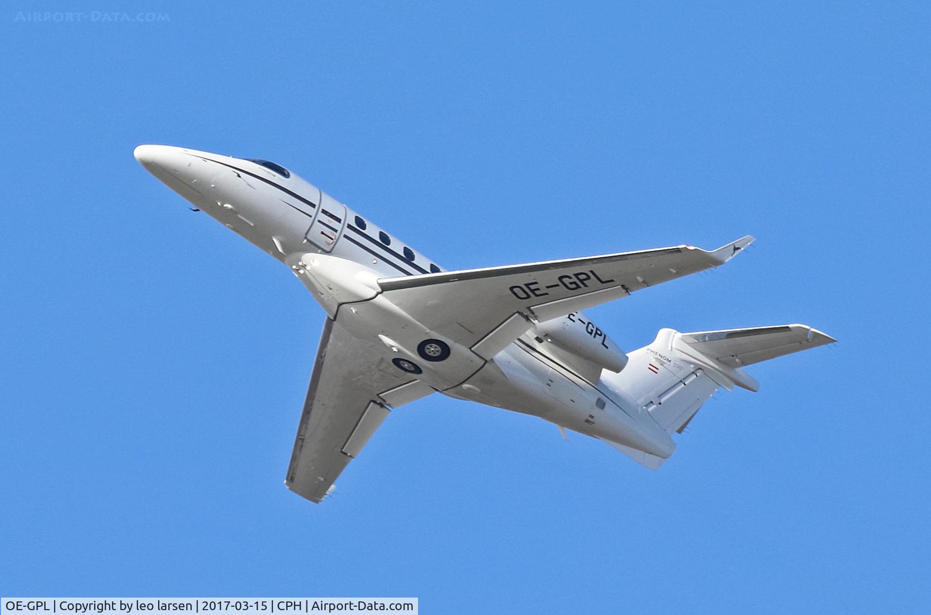 OE-GPL, 2012 Embraer EMB-505 Phenom 300 C/N 50500131, Copenhagen 15.3.2017