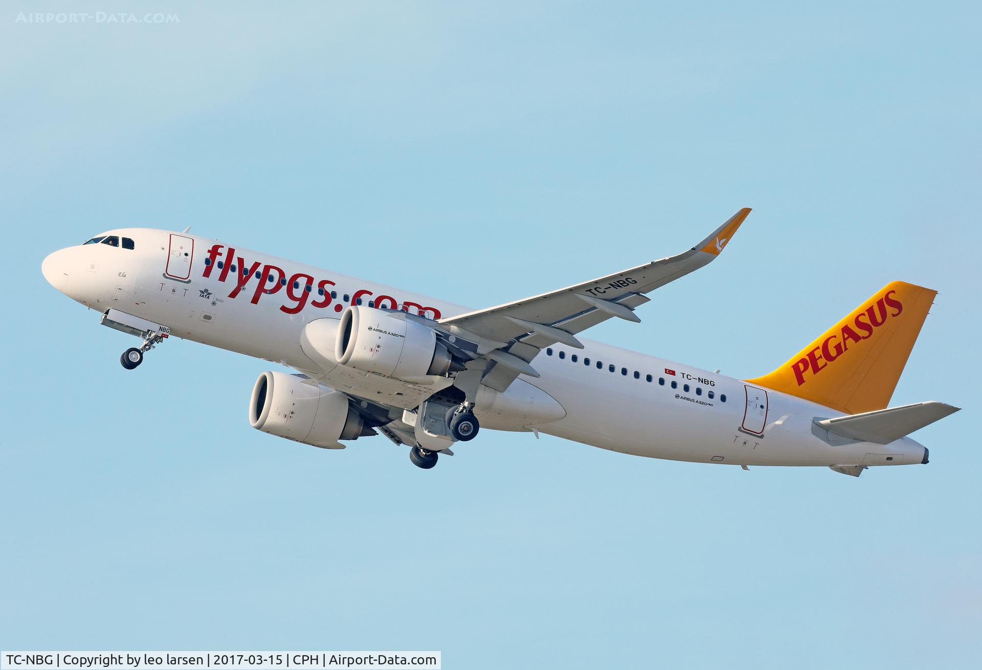 TC-NBG, 2016 Airbus A320-251N C/N 7359, Copenhagen 15.3.2017