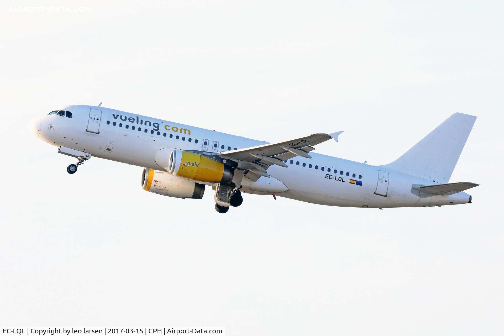 EC-LQL, 2002 Airbus A320-232 C/N 1749, Copenhagen 15.3.2017