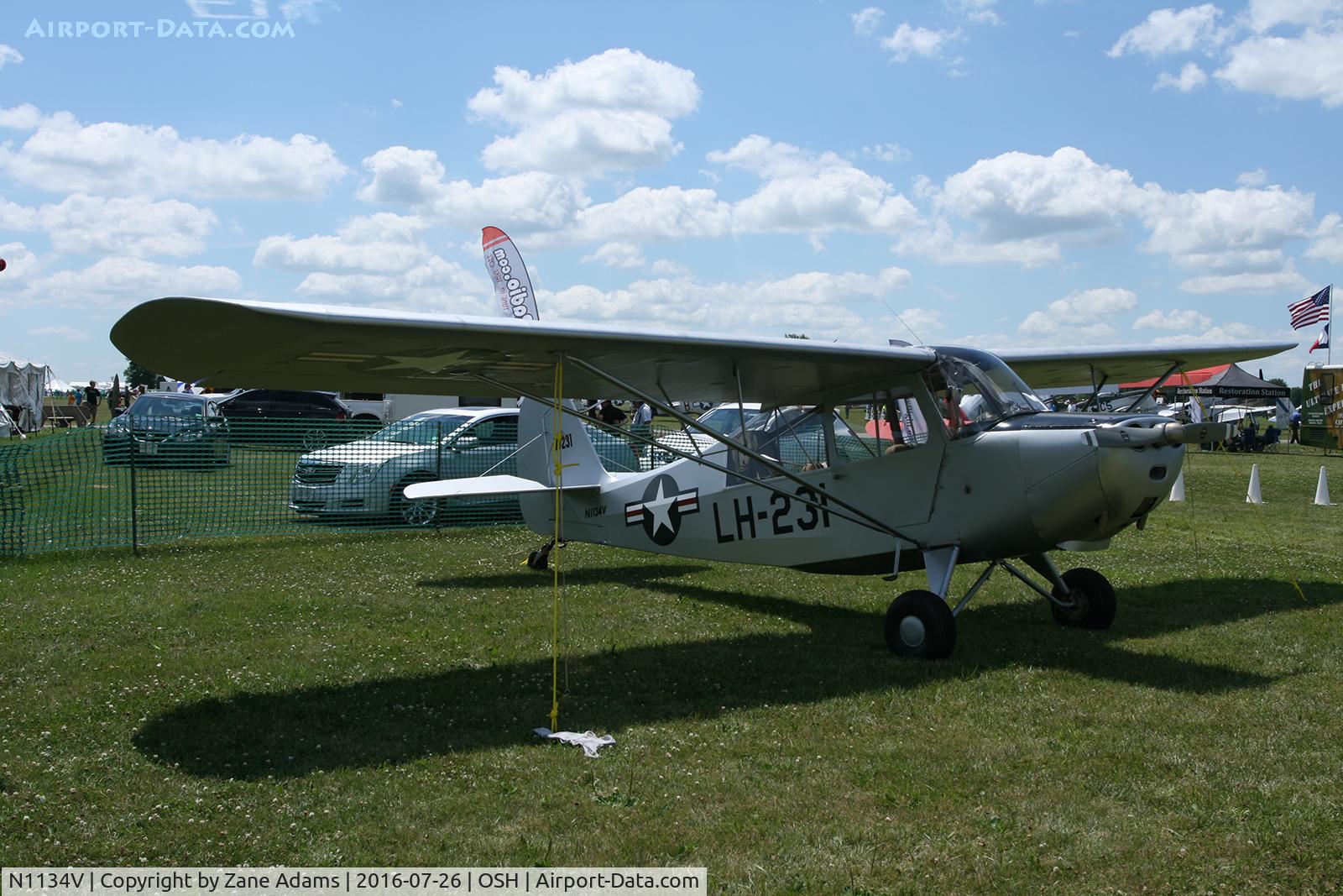 N1134V, 1946 Aeronca 7AC Champion C/N 7BCM-444, At the 2016 EAA Air Venture - Oshkosh Wisconsin