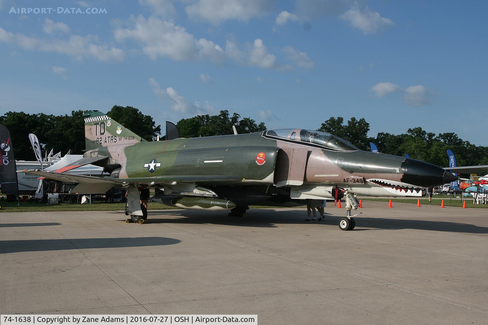 74-1638, 1974 McDonnell Douglas QF-4E Phantom II C/N 4874, At the 2016 EAA Air Venture - Oshkosh Wisconsin