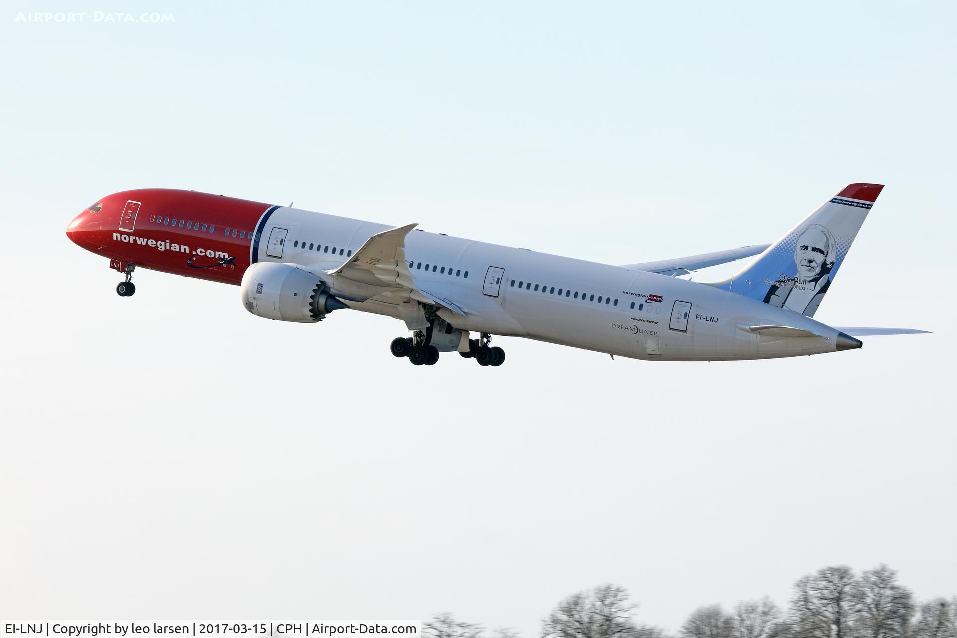 EI-LNJ, 2016 Boeing 787-9 Dreamliner C/N 37308, Copenhagen 15.3.2017 