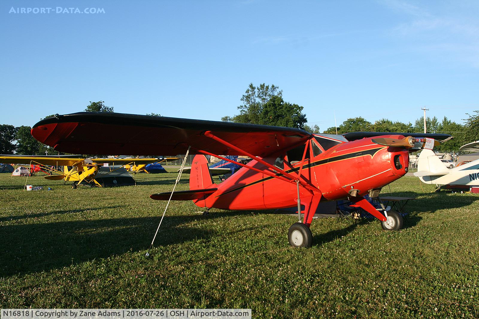 N16818, 1936 Fairchild 24 C8F C/N 3119, At the 2016 EAA Air Venture - Oshkosh Wisconsin