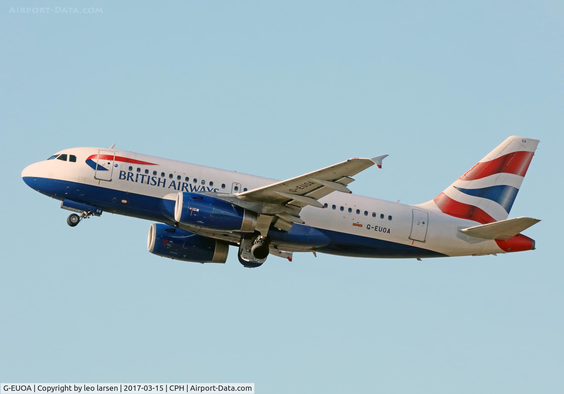 G-EUOA, 2001 Airbus A319-131 C/N 1513, Copenhagen 15.3.2015
