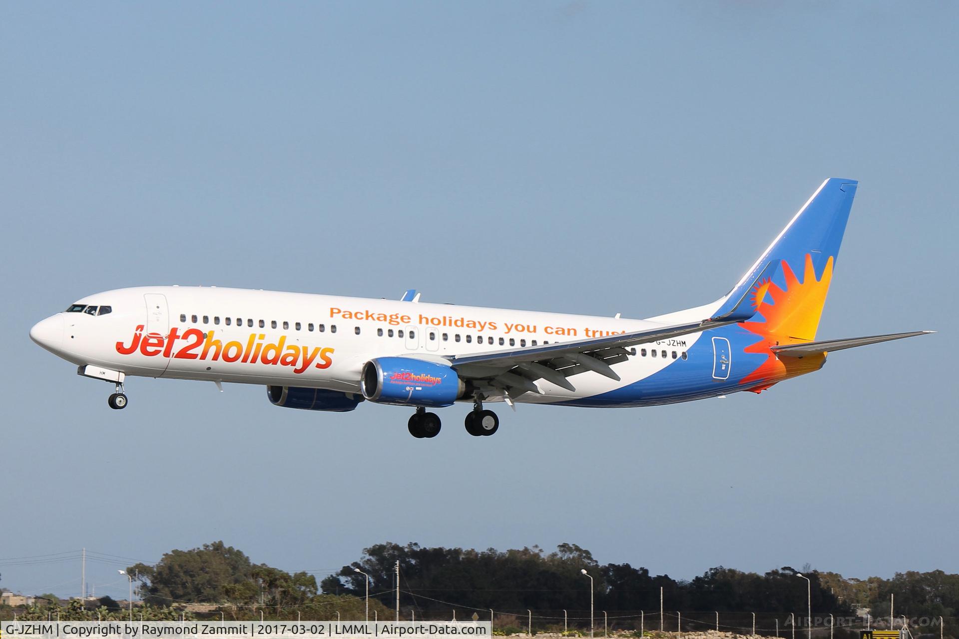 G-JZHM, 2016 Boeing 737-8MG C/N 63570, B737-800 G-JZHM Jet2Com