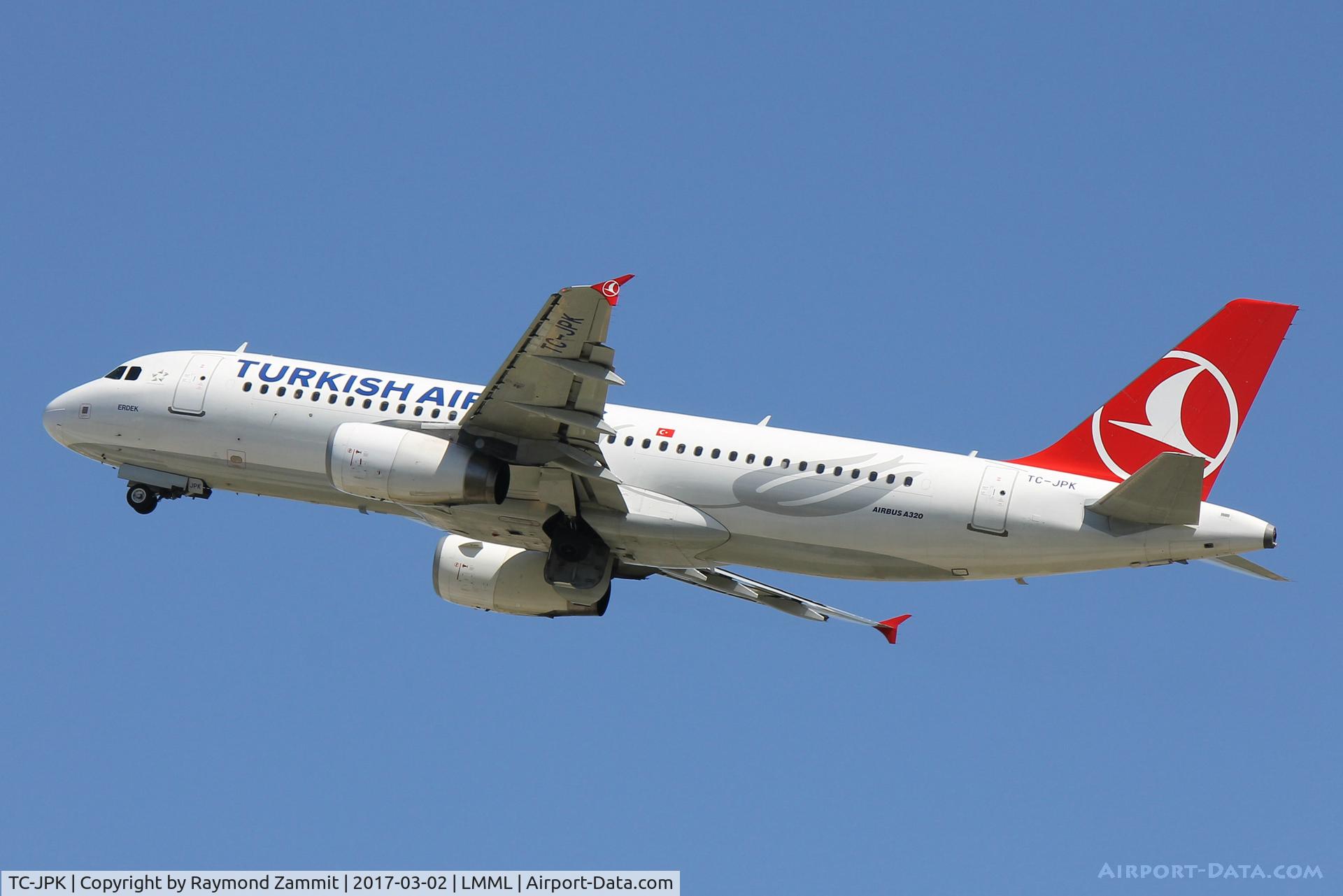 TC-JPK, 2007 Airbus A320-232 C/N 3257, A320 TC-JPK Turkish Airlines