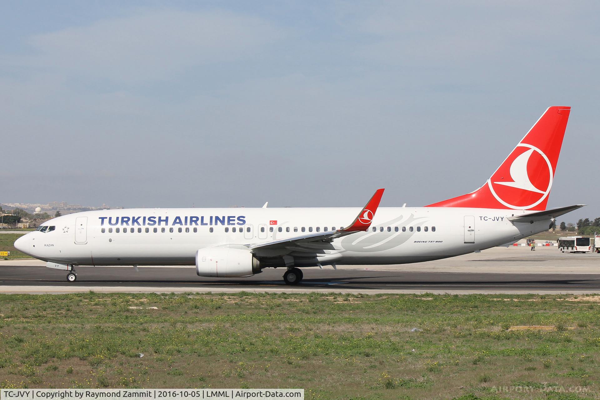 TC-JVY, 2016 Boeing 737-8F2 C/N 60024, B737-800 TC-JVY Turkish Airlines