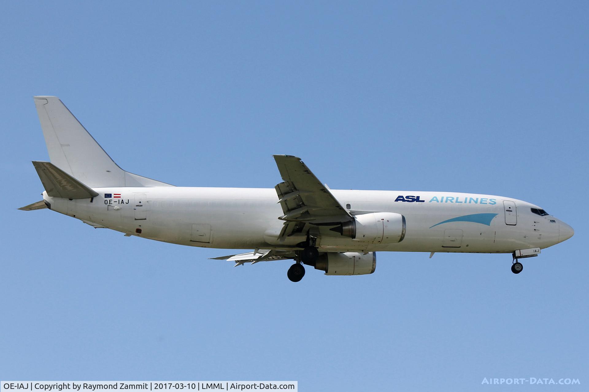 OE-IAJ, 1992 Boeing 737-476(SF) C/N 24440, B737-400 OE-IAJ ASL Airlines