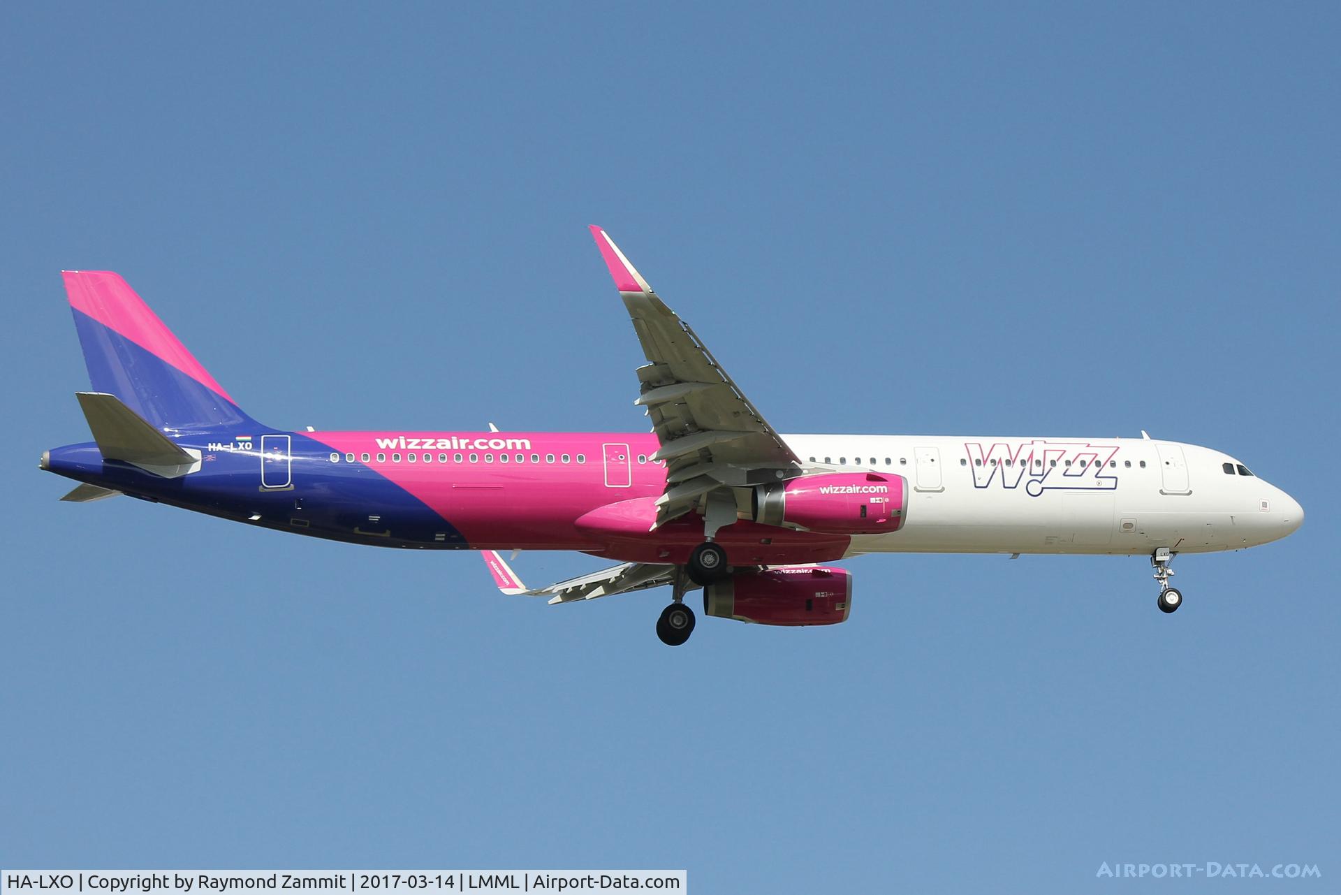 HA-LXO, 2017 Airbus A321-231 C/N 7562, A321 HA-LXO Wizzair