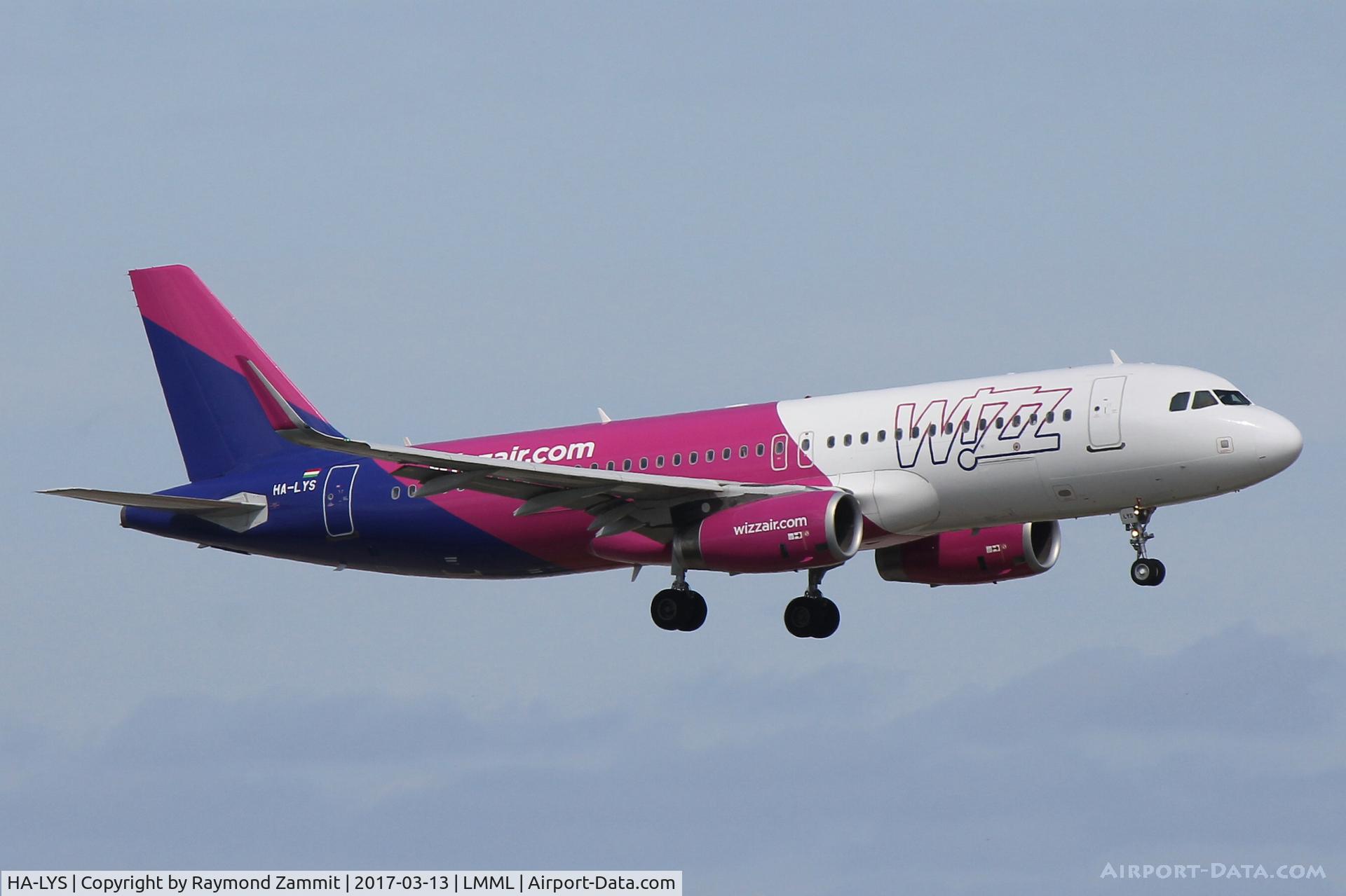 HA-LYS, 2015 Airbus A320-232 C/N 6662, A320 HA-LYS Wizzair