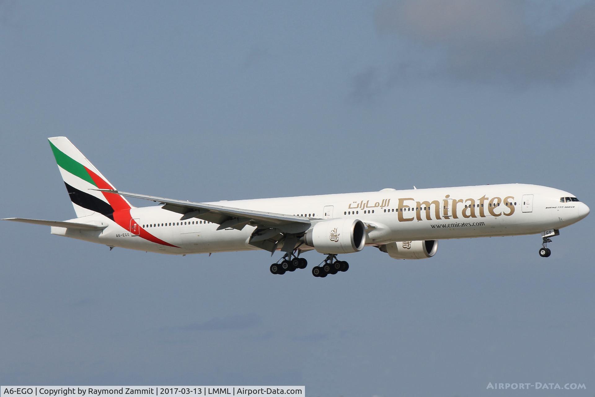 A6-EGO, 2012 Boeing 777-31H/ER C/N 35598, B777 A6-EGO Emirates Airlines