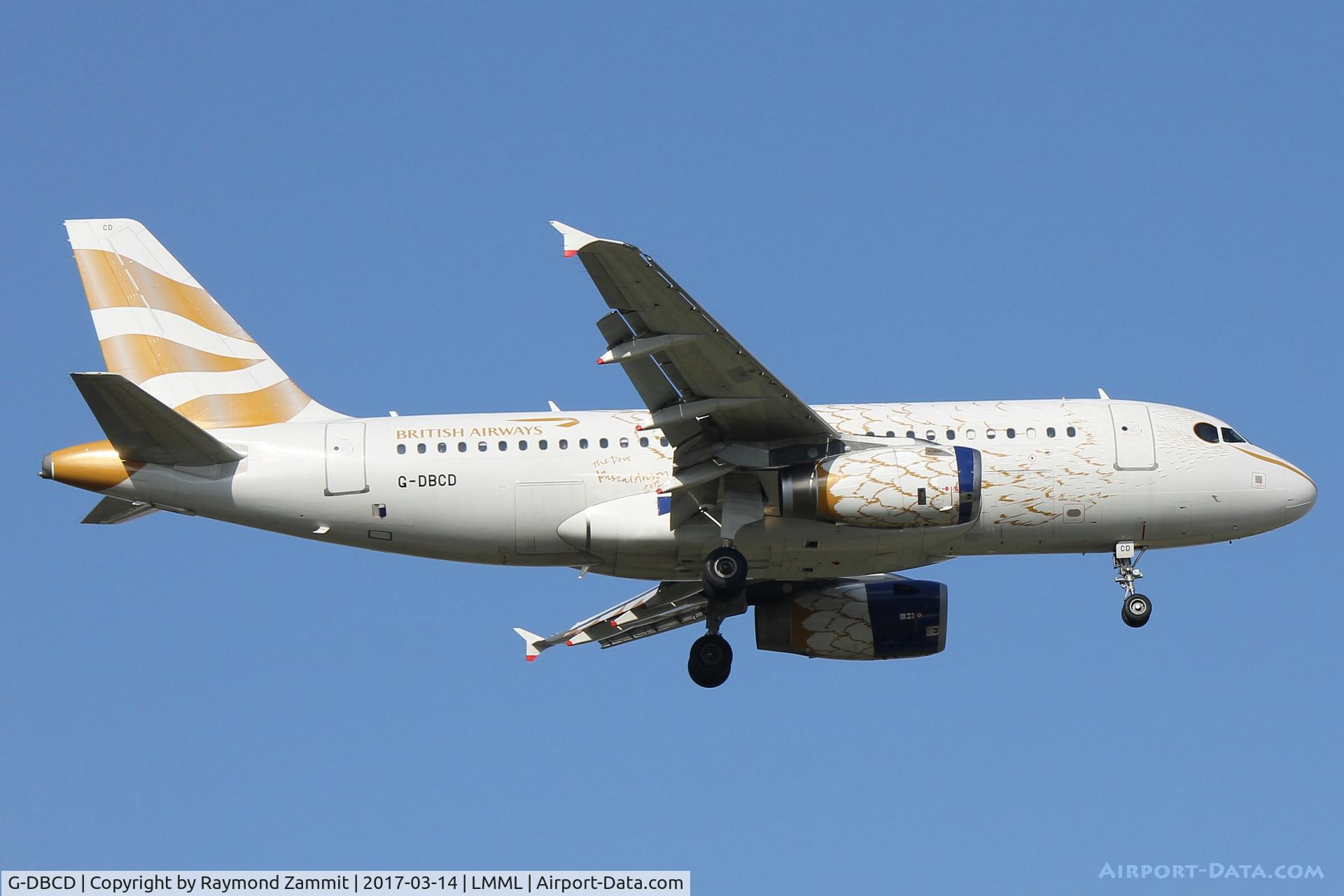 G-DBCD, 2005 Airbus A319-131 C/N 2389, A319 G-DBCD British Airways in the dove livery