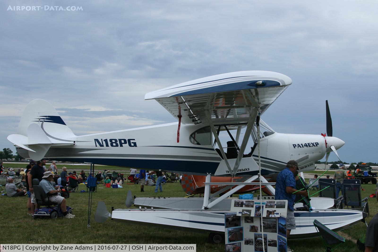 N18PG, 2016 GORDON GILCHRIST PA14 EXP C/N 2016-1, At the 2016 EAA AirVenture - Oshkosh, Wisconsin