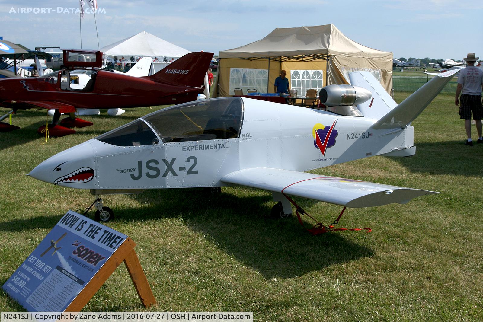 N241SJ, Sonex JSX-2 C/N 002, At the 2016 EAA AirVenture - Oshkosh, Wisconsin