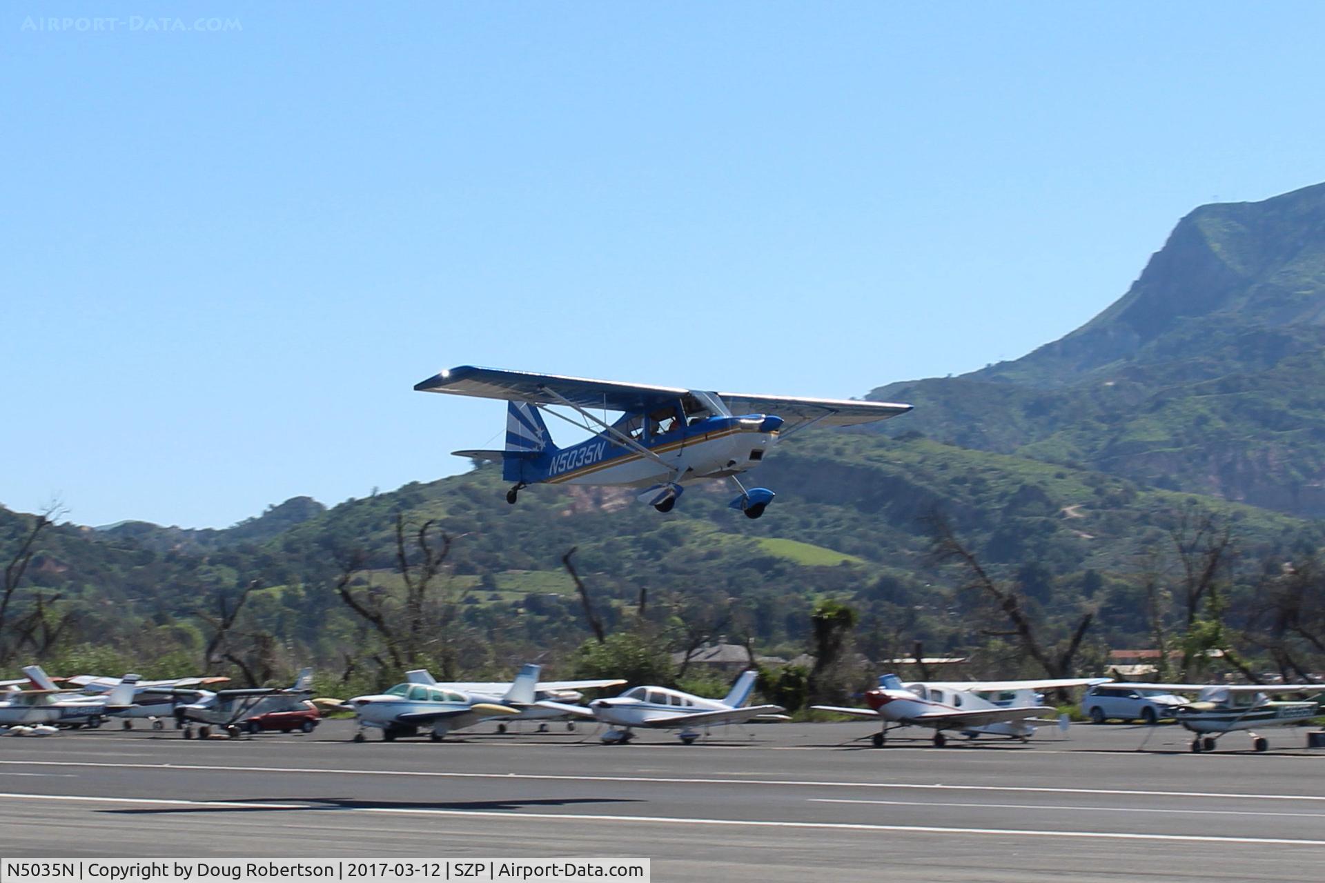 N5035N, 1978 Bellanca 8KCAB Decathlon C/N 470-79, 1978 Bellanca 8KCAB DECATHLON, Lycoming AEIO-320 150 Hp, takeoff climb Rwy 22