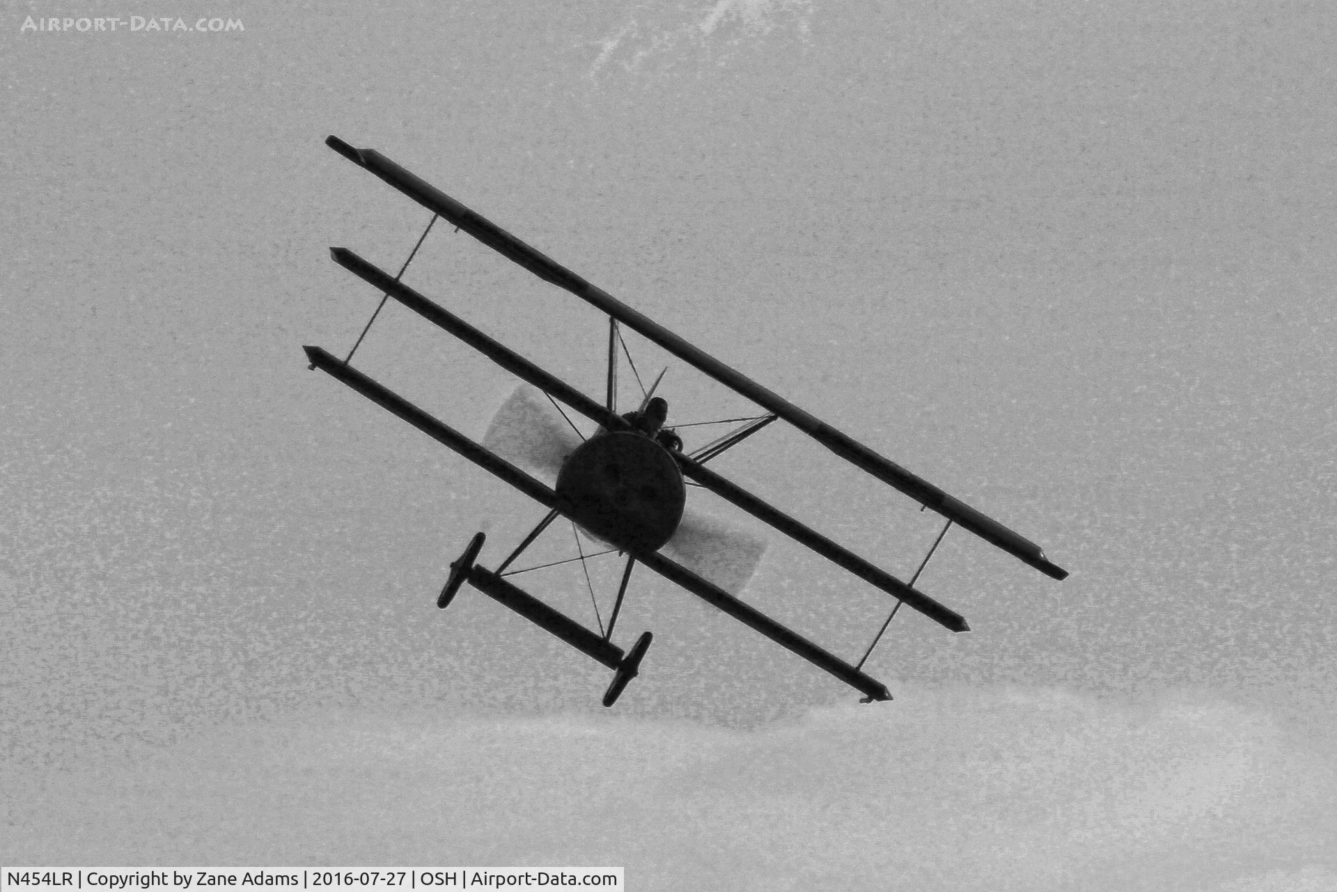 N454LR, Fokker Dr.1 Triplane Replica C/N 2079, At the 2016 EAA AirVenture - Oshkosh, Wisconsin