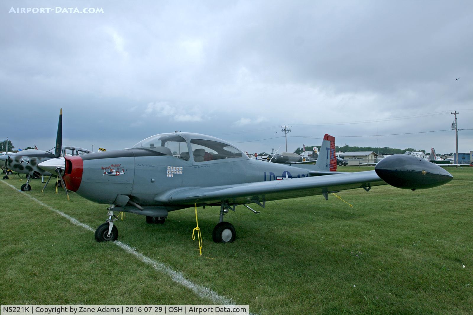 N5221K, 1950 Ryan Navion B C/N NAV-4-2121B, At the 2016 EAA AirVenture - Oshkosh, Wisconsin