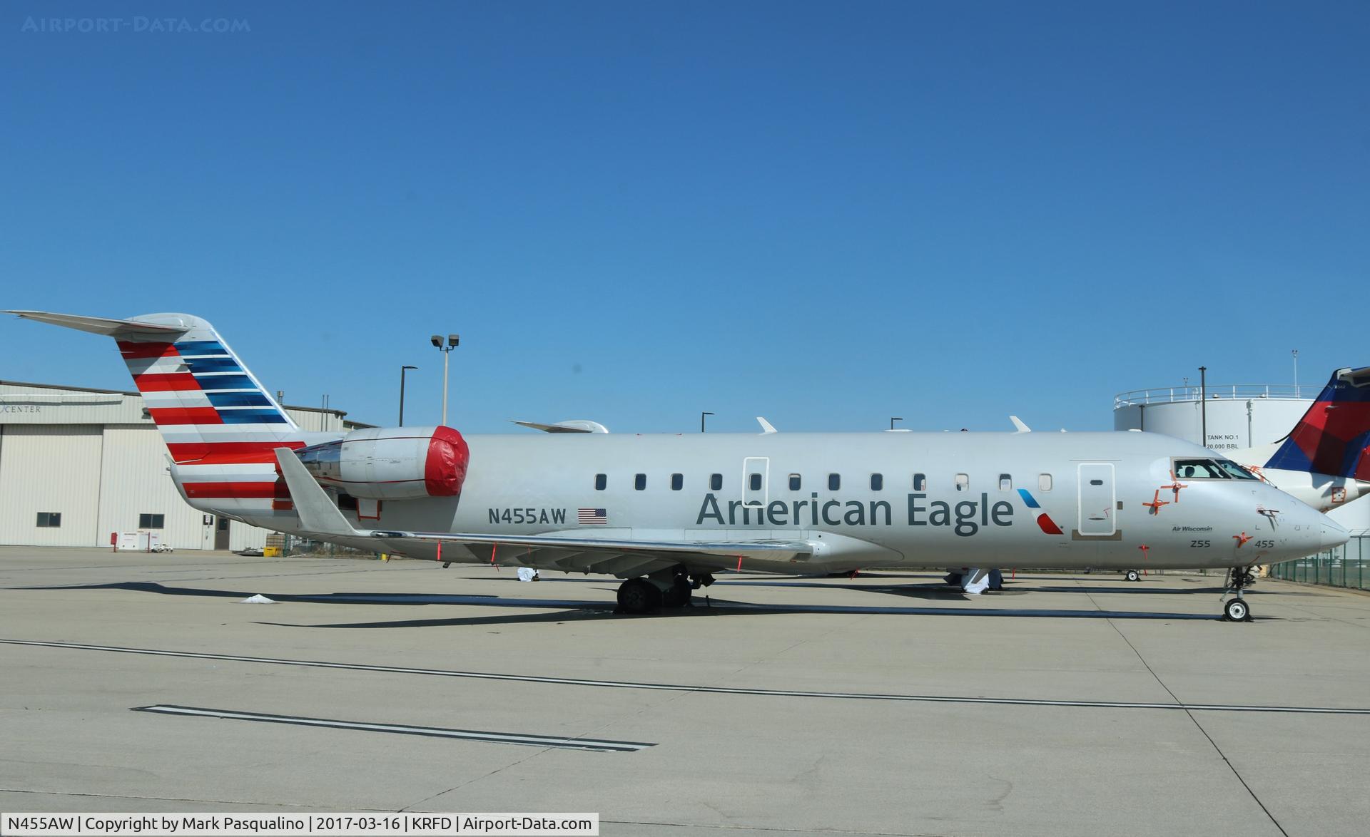 N455AW, 2003 Bombardier CRJ-200LR (CL-600-2B19) C/N 7848, CL-600-2B19