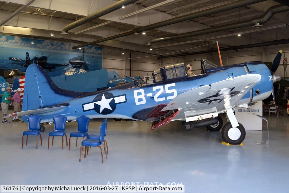 36176, Douglas SBD-5 Dauntless C/N 4815, At the Palm Springs Air Museum