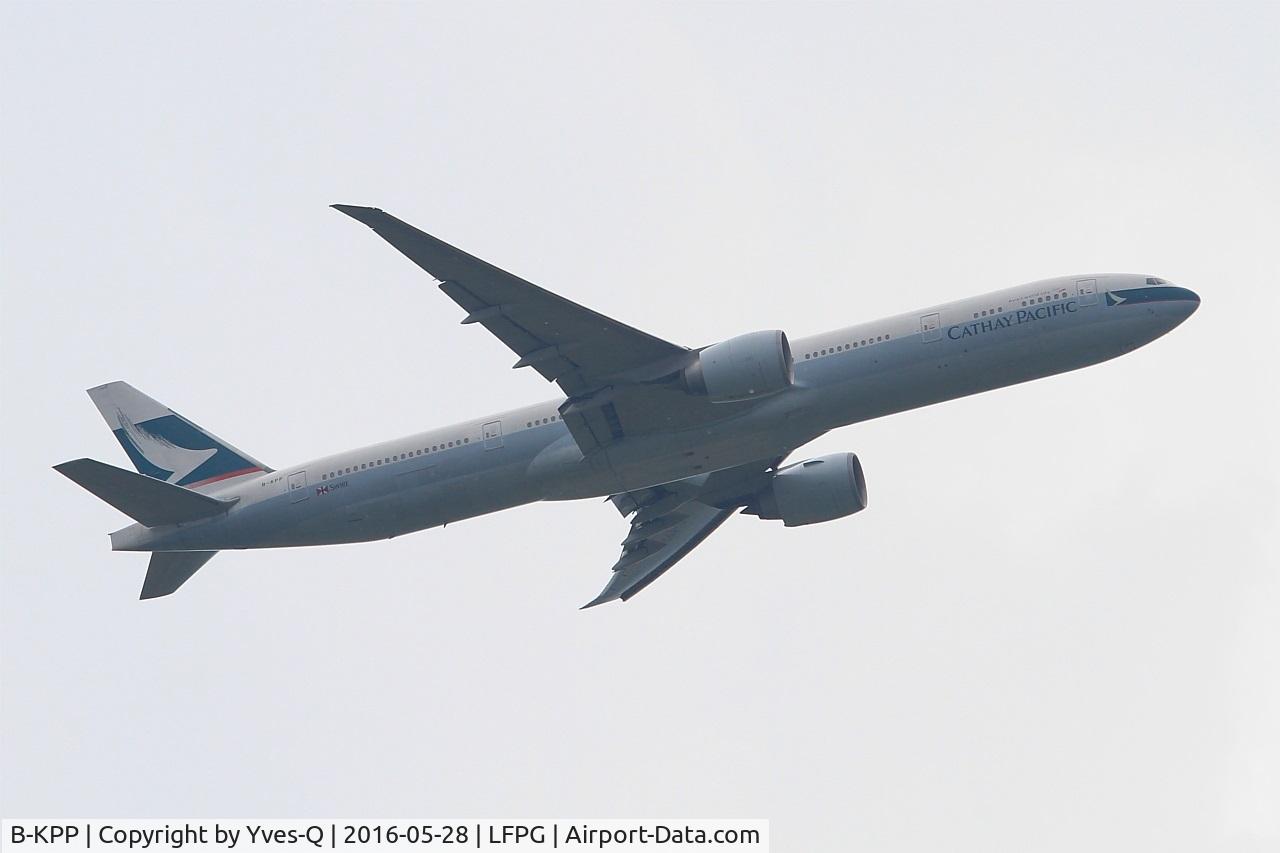 B-KPP, 2010 Boeing 777-367/ER C/N 36164, Boeing 777-367ER, Take off rwy 06R, Roissy Charles De Gaulle airport (LFPG-CDG)