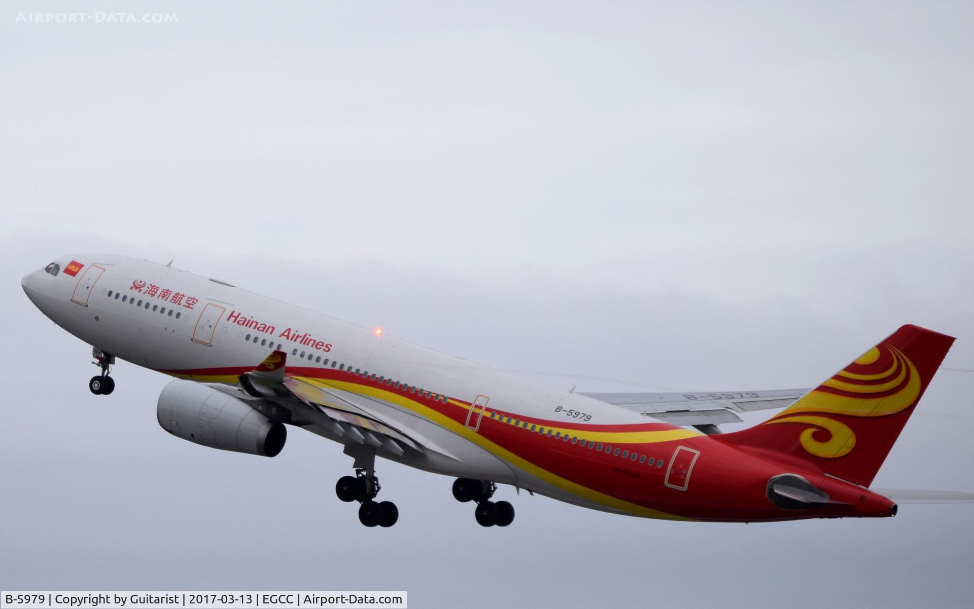 B-5979, 2014 Airbus A330-243 C/N 1591, At Manchester