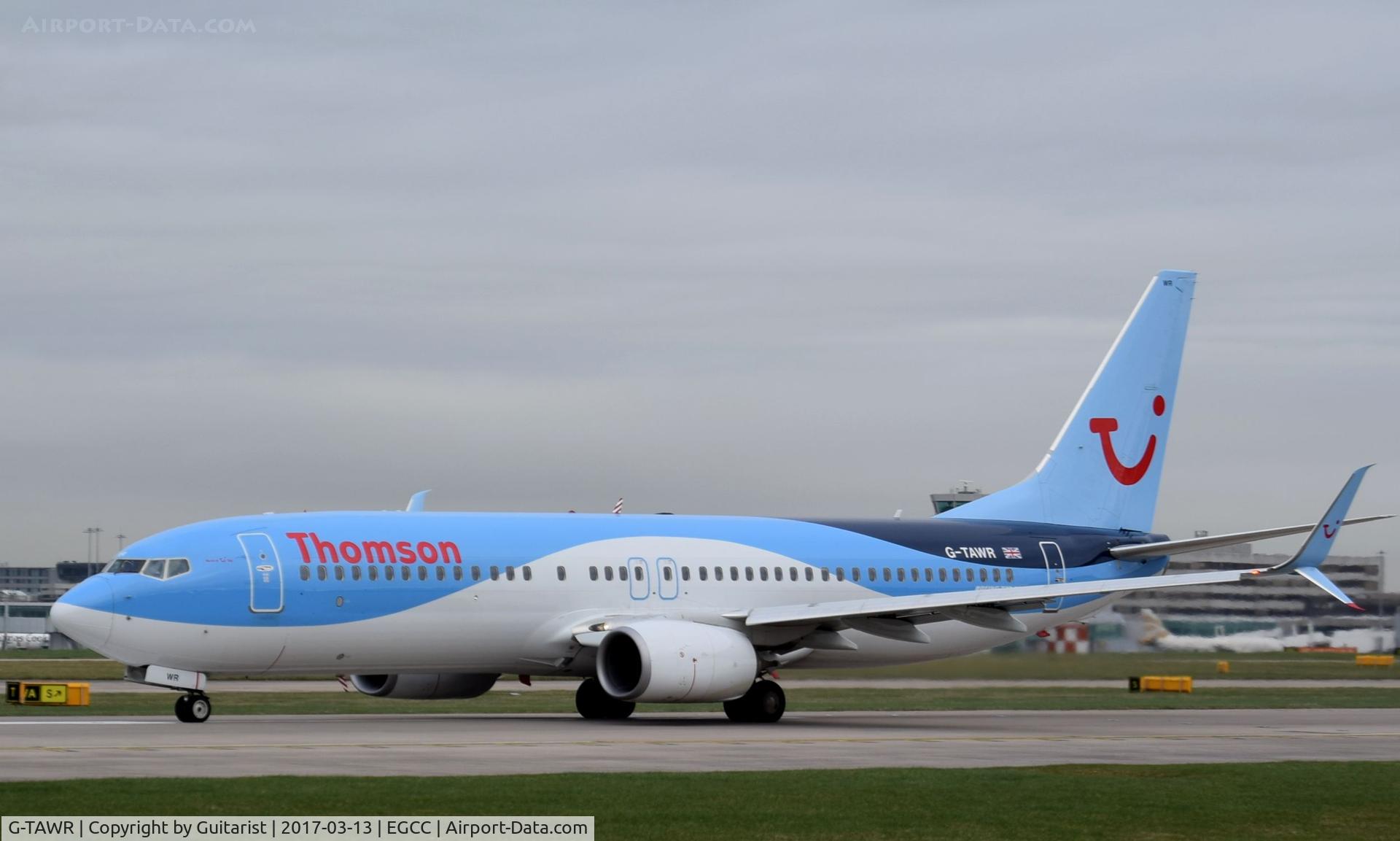 G-TAWR, 2013 Boeing 737-8K5 C/N 37256, At Manchester