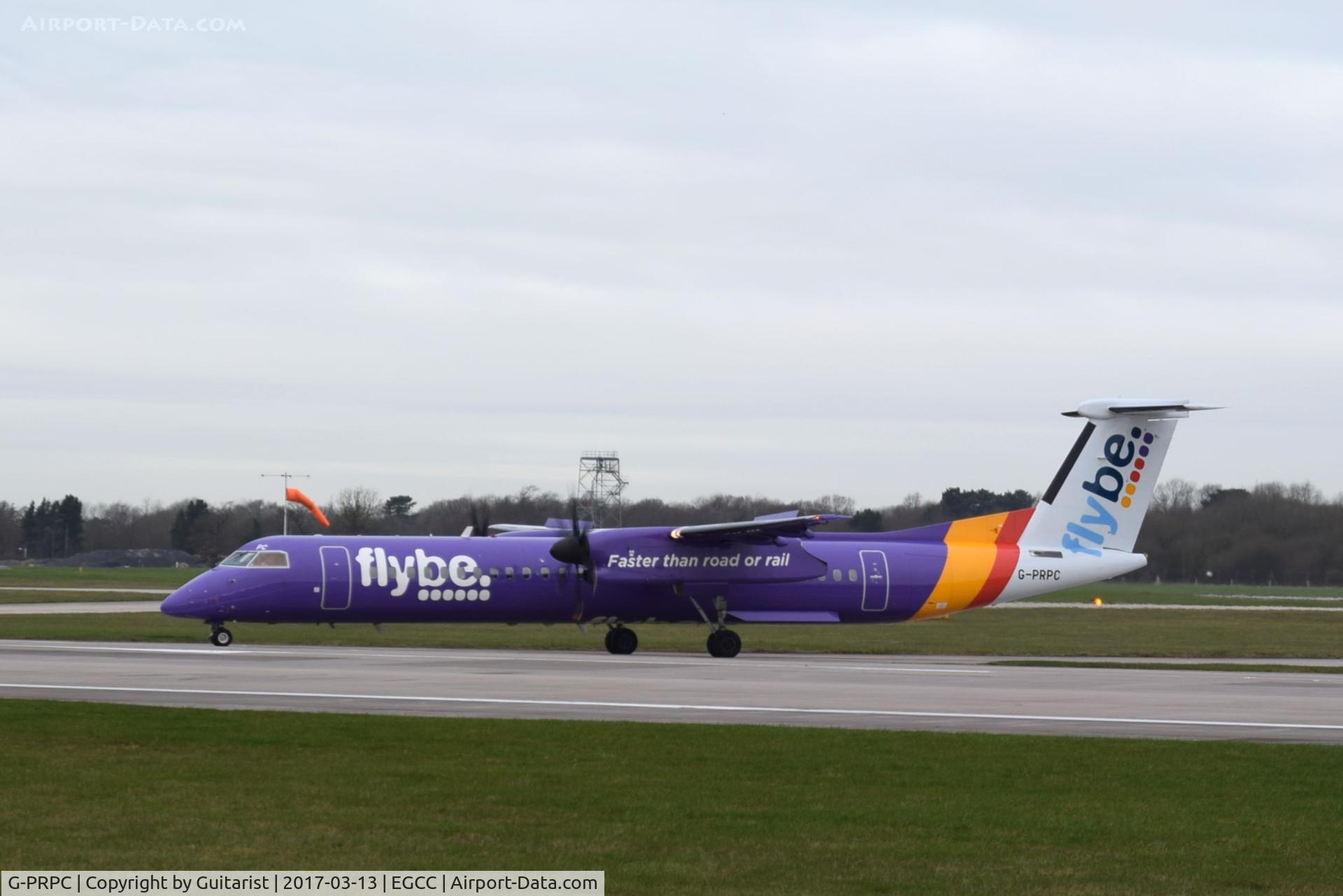 G-PRPC, 2010 Bombardier DHC-8-402 Dash 8 C/N 4338, At Manchester