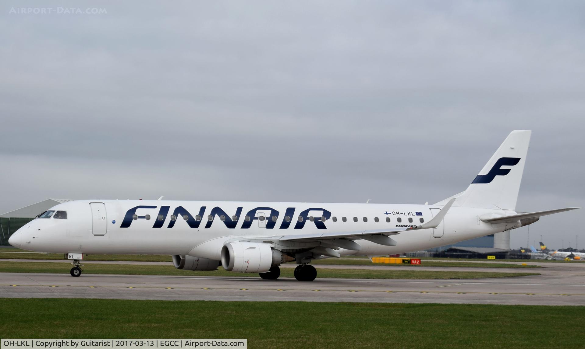 OH-LKL, 2007 Embraer 190LR (ERJ-190-100LR) C/N 19000153, At Manchester
