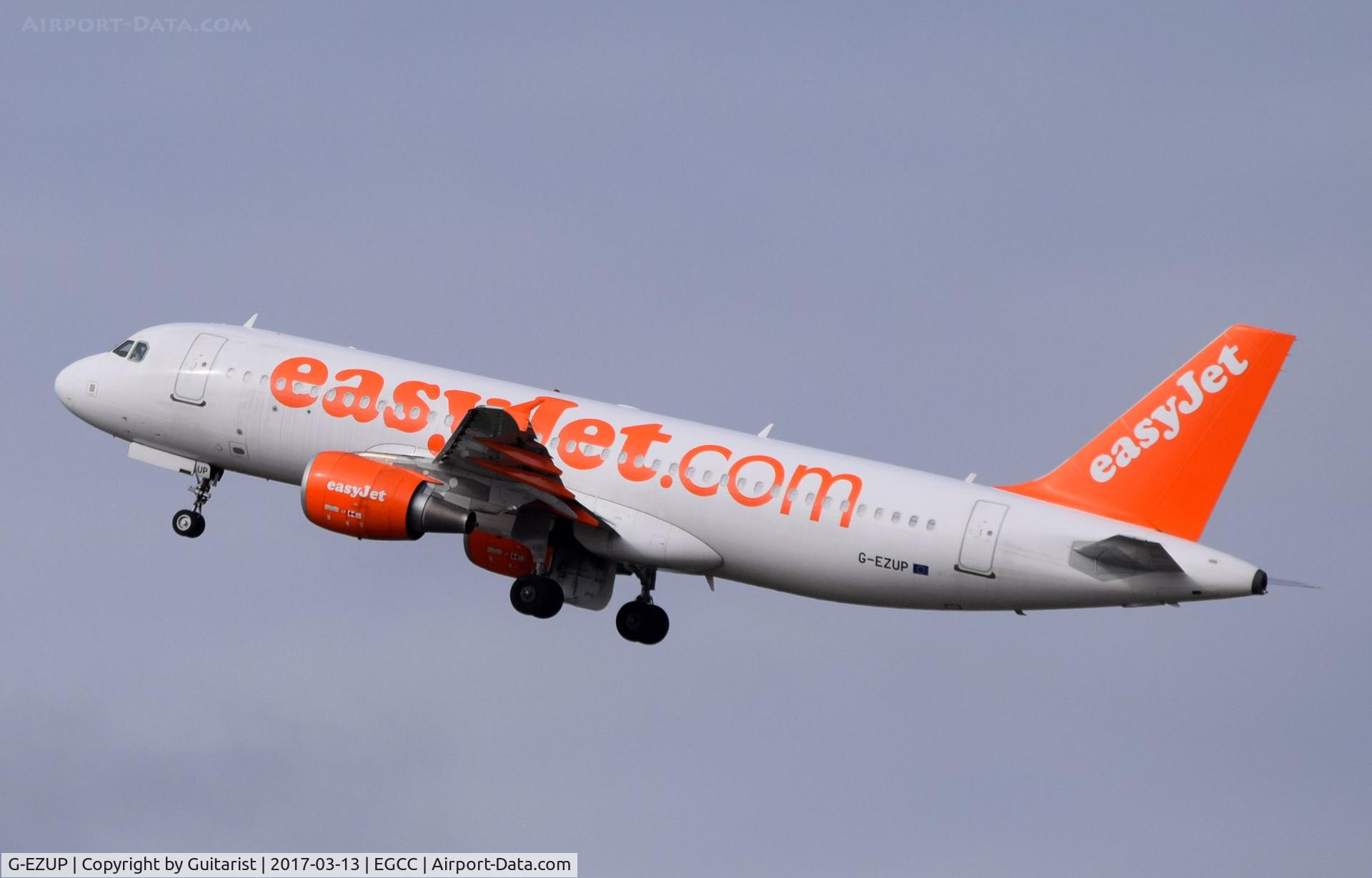 G-EZUP, 2012 Airbus A320-214 C/N 5056, At Manchester