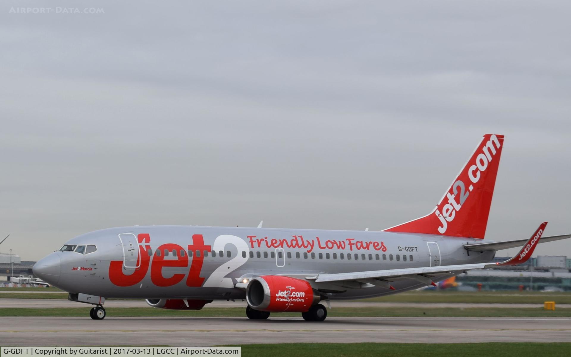 G-GDFT, 1998 Boeing 737-36Q C/N 29141, At Manchester