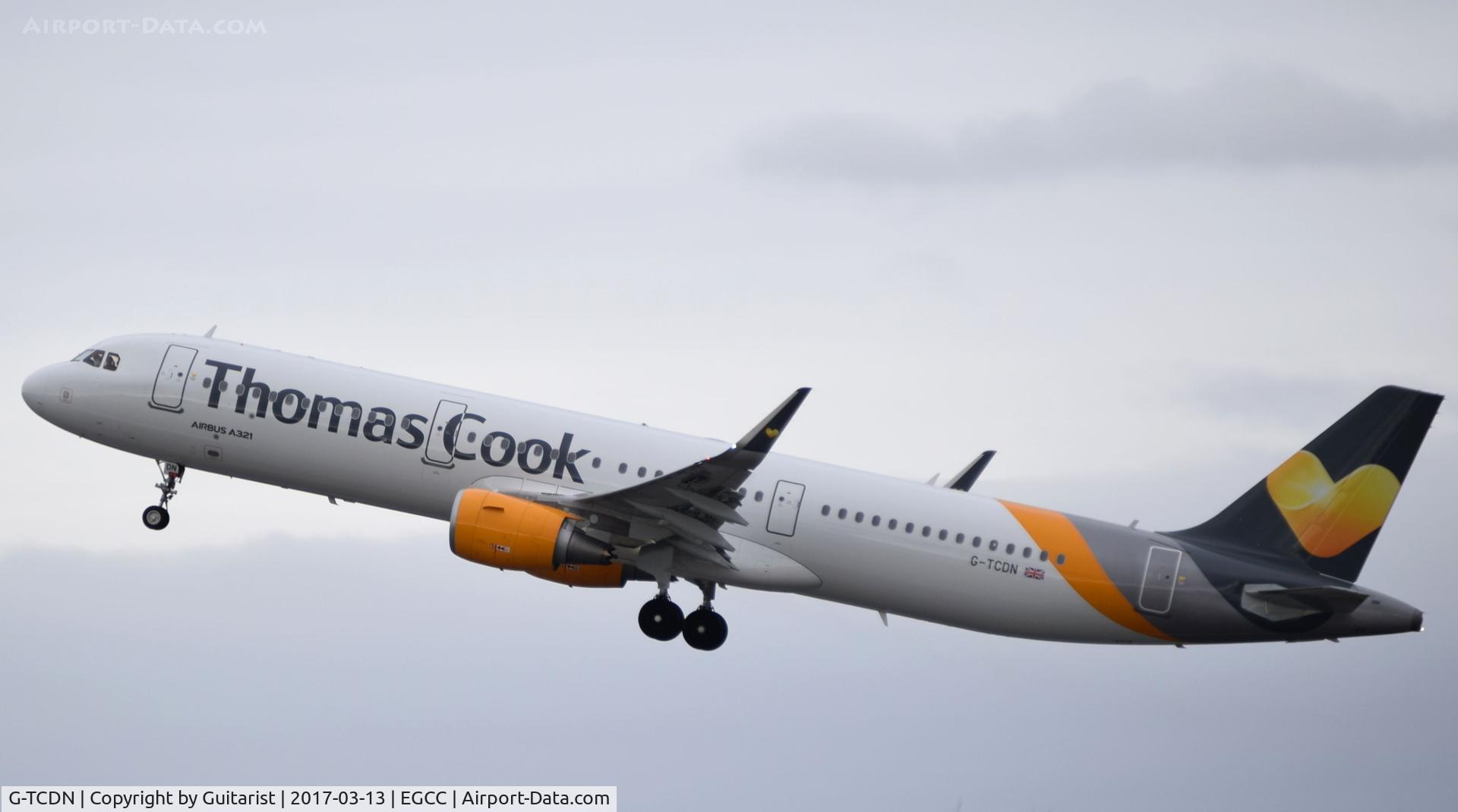 G-TCDN, 2016 Airbus A321-211 C/N 7048, At Manchester