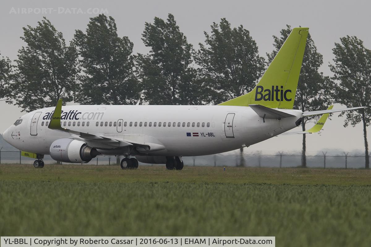 YL-BBL, 1998 Boeing 737-33V C/N 29334, Schiphol
