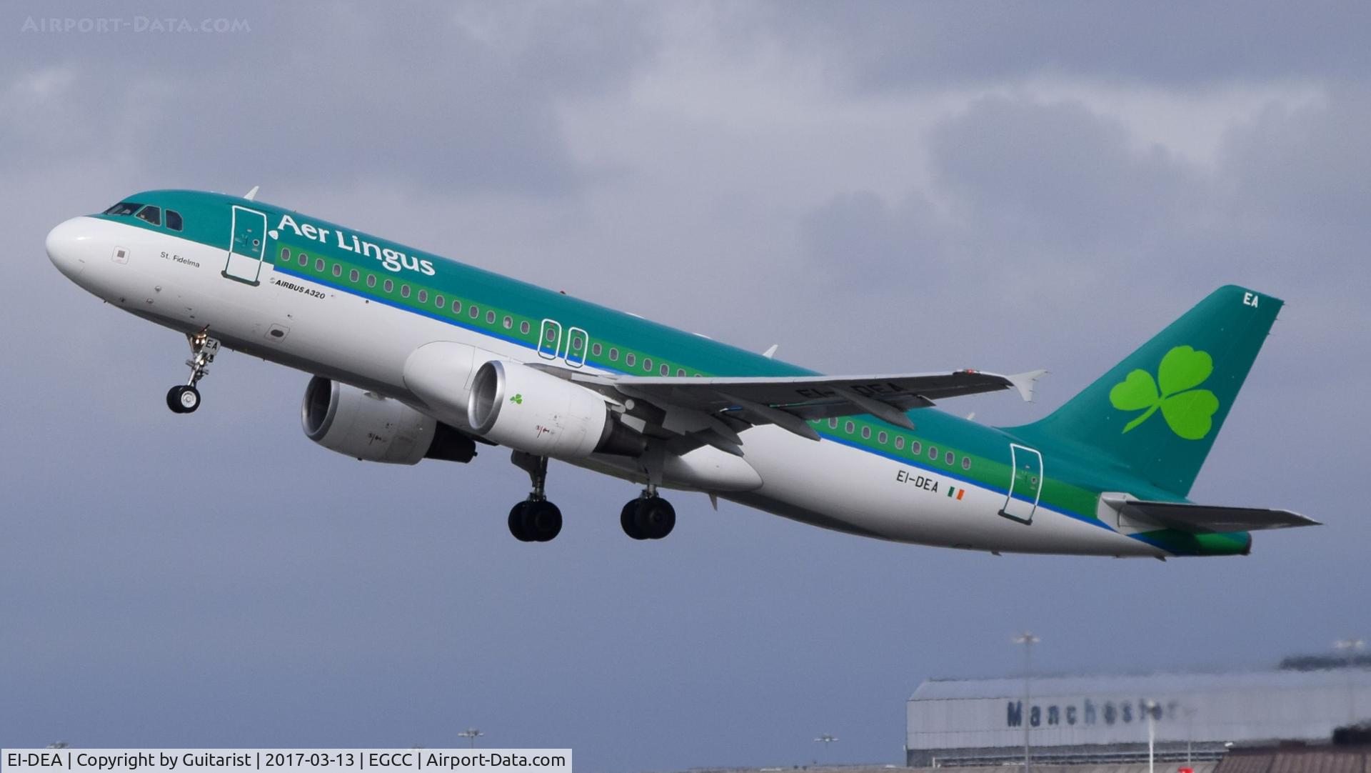EI-DEA, 2004 Airbus A320-214 C/N 2191, At Manchester