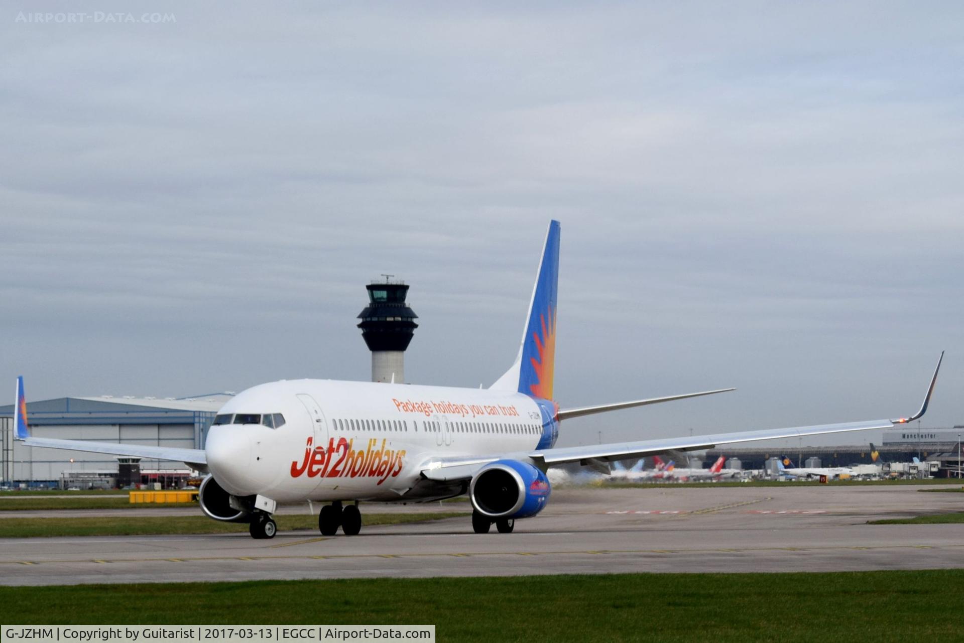G-JZHM, 2016 Boeing 737-8MG C/N 63570, At Manchester