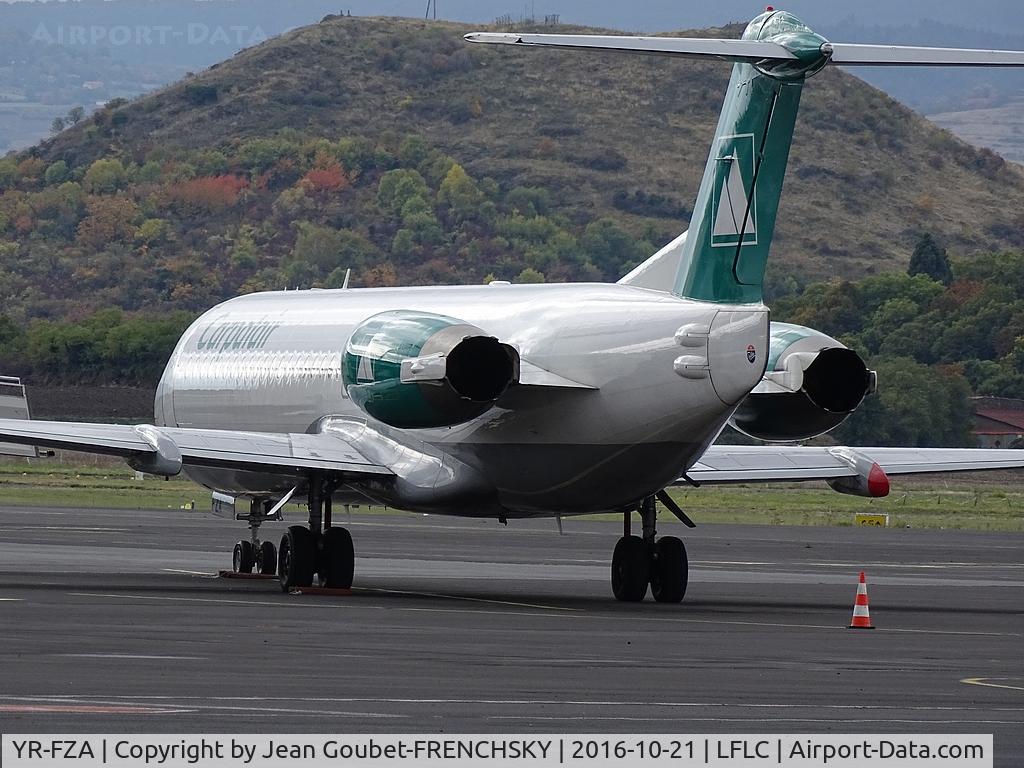 YR-FZA, 1992 Fokker 100 (F-28-0100) C/N 11395, Carpatair