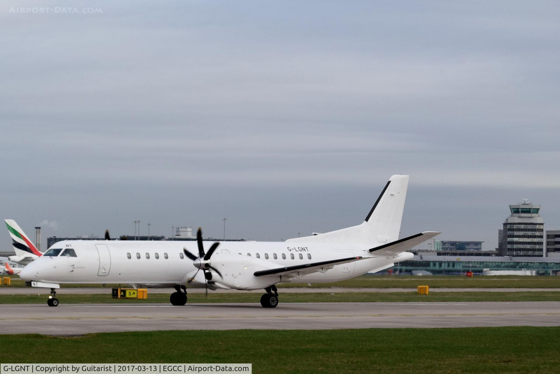 G-LGNT, 1996 Saab 2000 C/N 2000-039, At Manchester